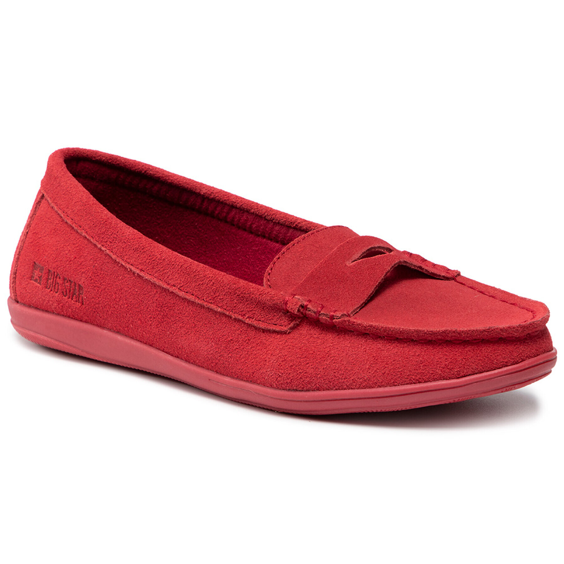 Big Star Shoes Мокасини HH274668 Червен - Pepit.bg