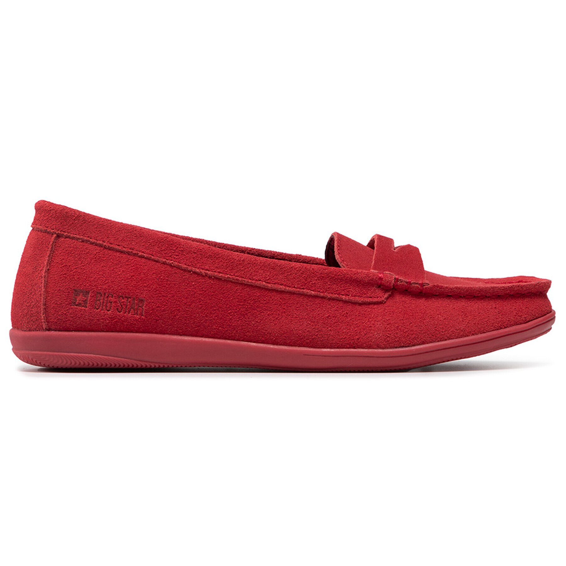Big Star Shoes Мокасини HH274668 Червен - Pepit.bg