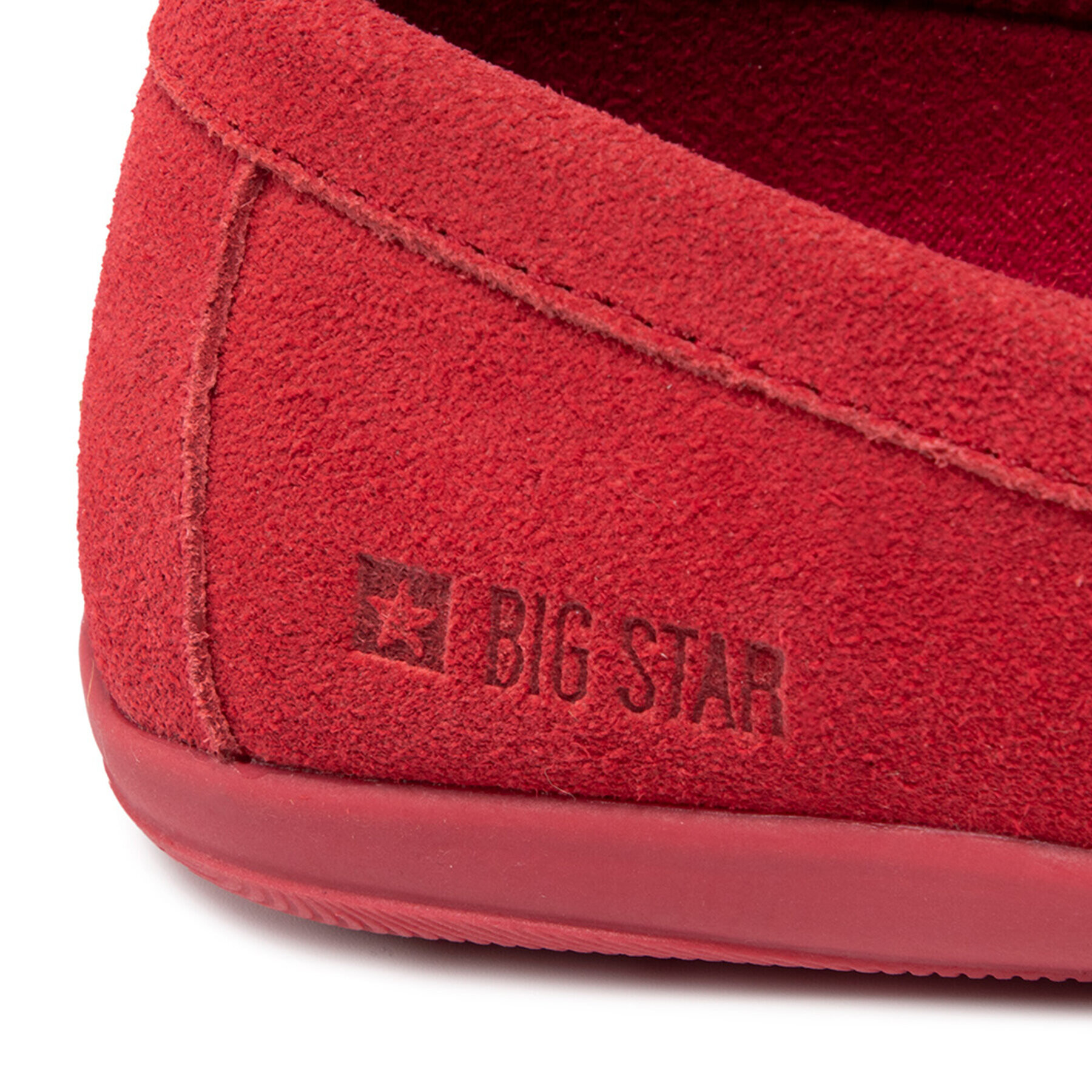 Big Star Shoes Мокасини HH274668 Червен - Pepit.bg