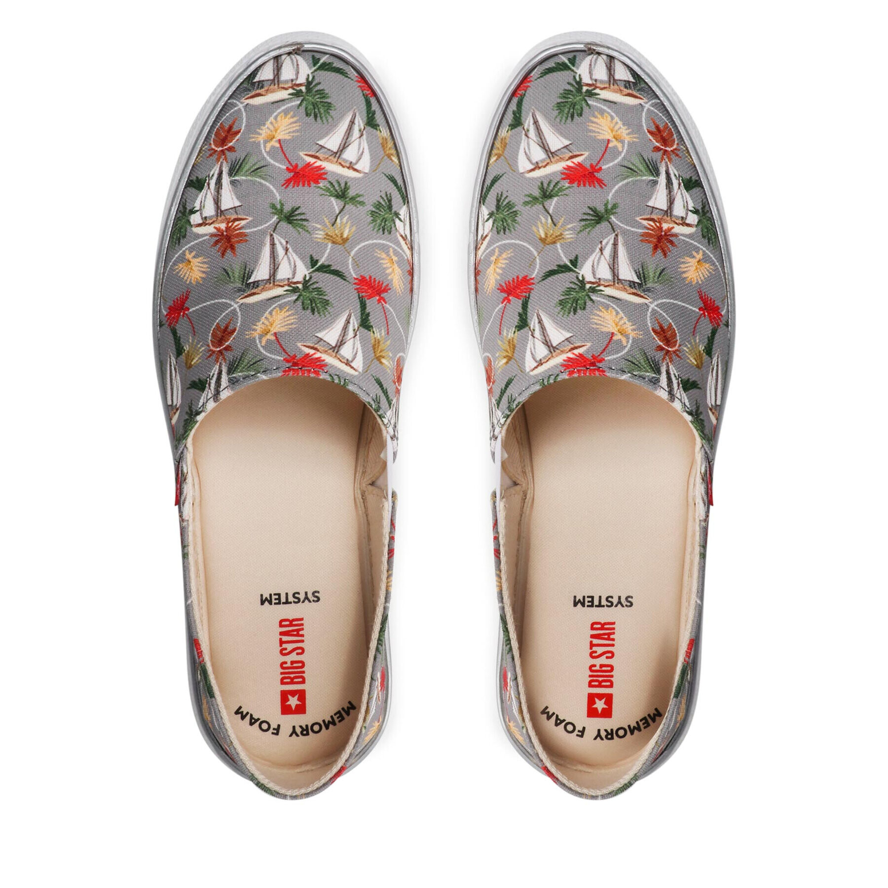 Big Star Shoes Обувки JJ276015 Сив - Pepit.bg