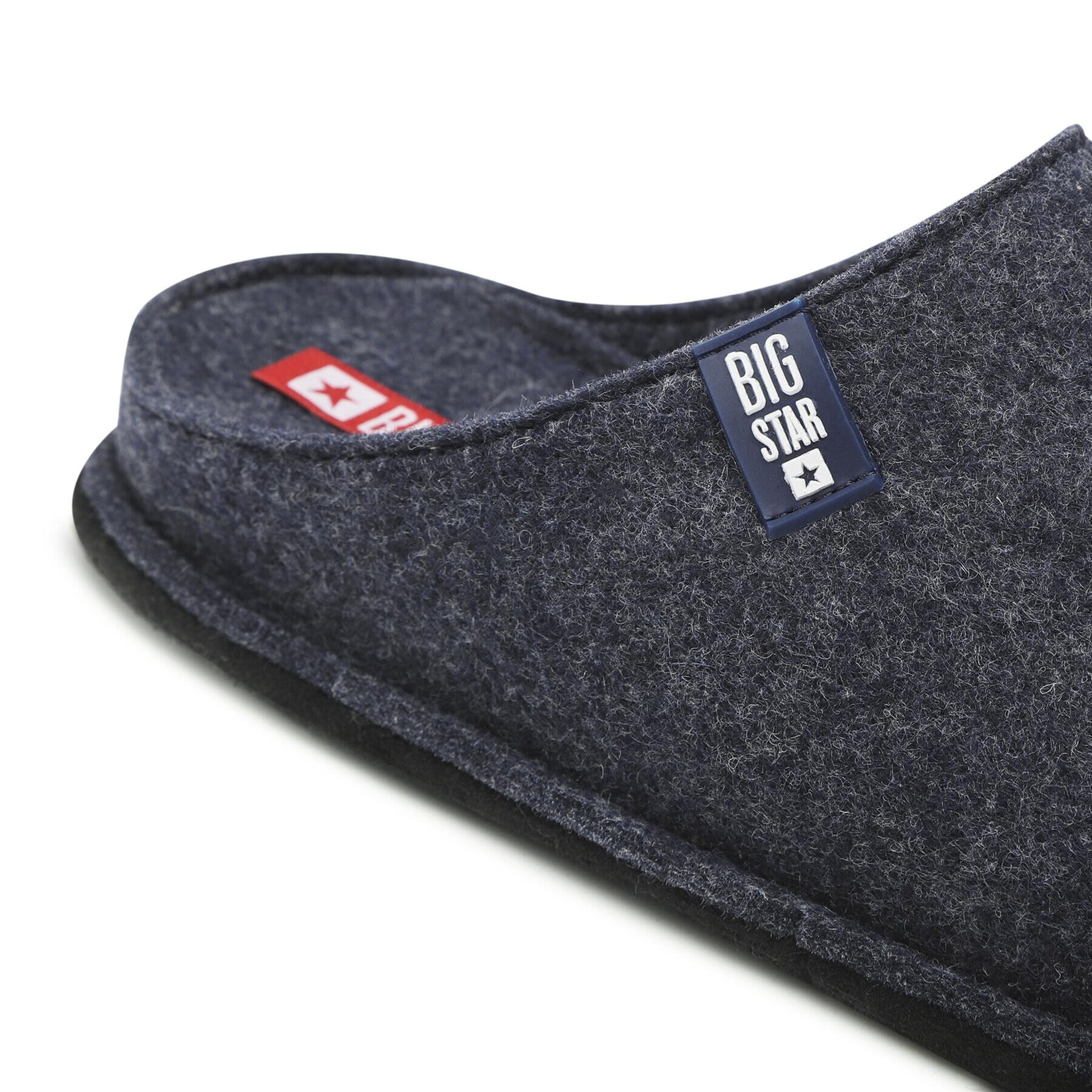 Big Star Shoes Пантофи KK176004 Тъмносин - Pepit.bg