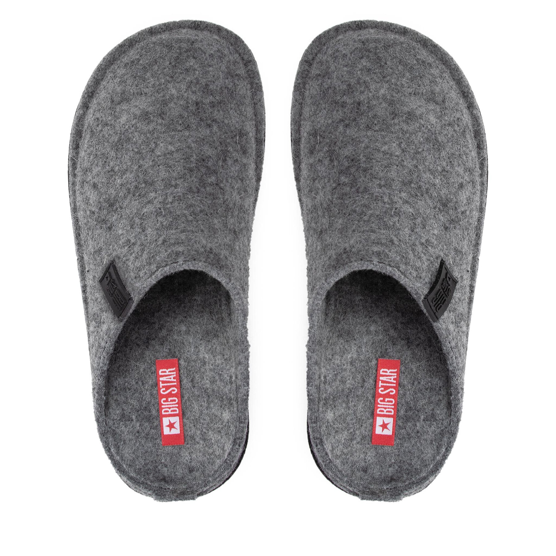 Big Star Shoes Пантофи KK276014 Сив - Pepit.bg