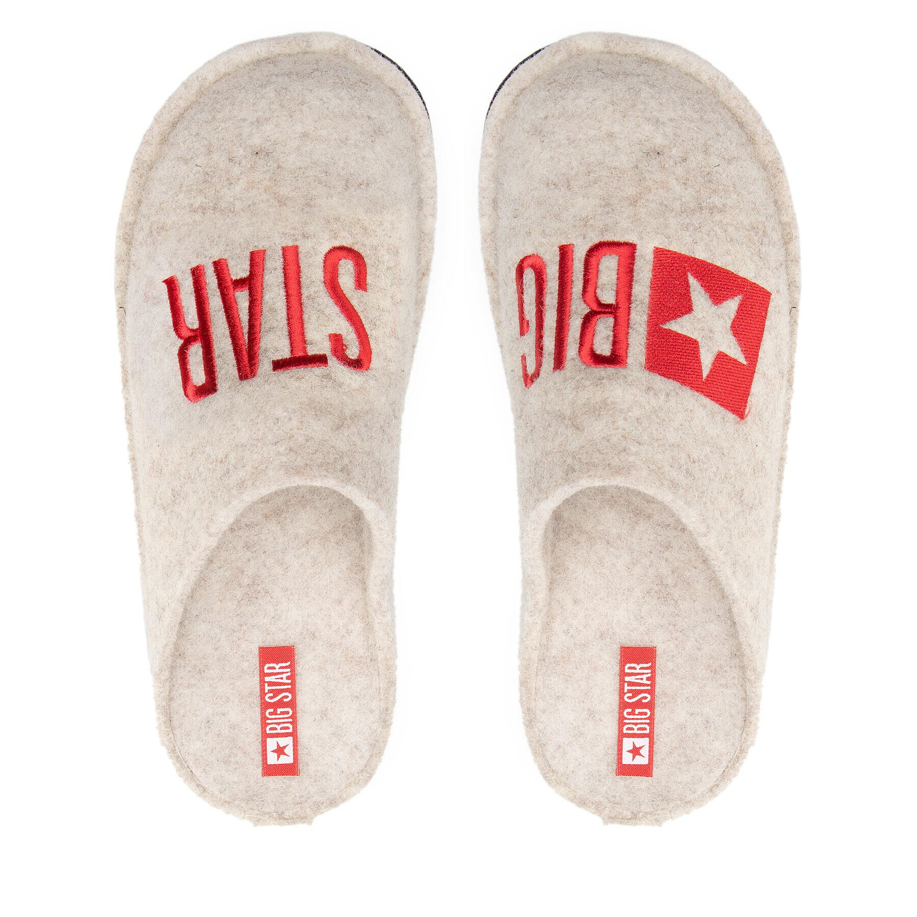 Big Star Shoes Пантофи KK276021 Бежов - Pepit.bg