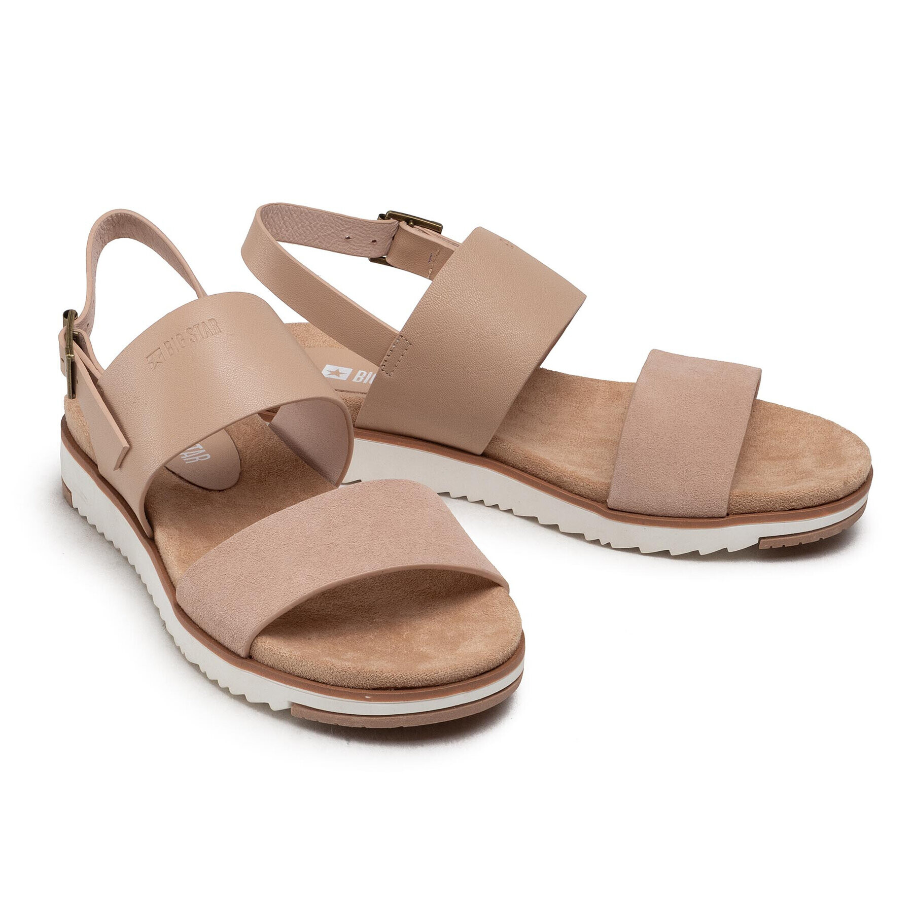 Big Star Shoes Сандали HH274743 Бежов - Pepit.bg