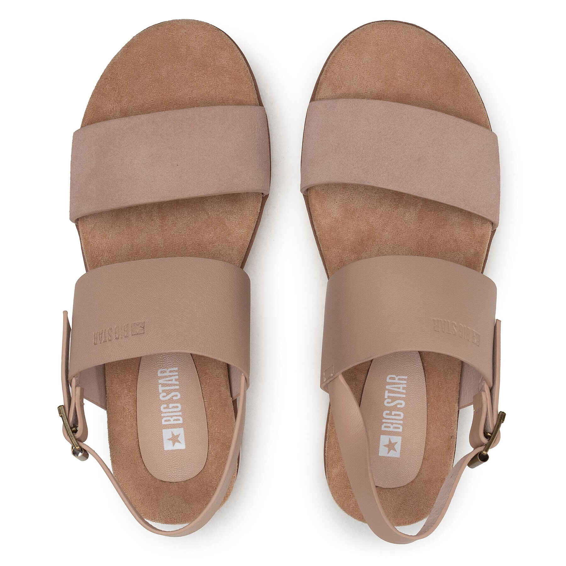 Big Star Shoes Сандали HH274743 Бежов - Pepit.bg