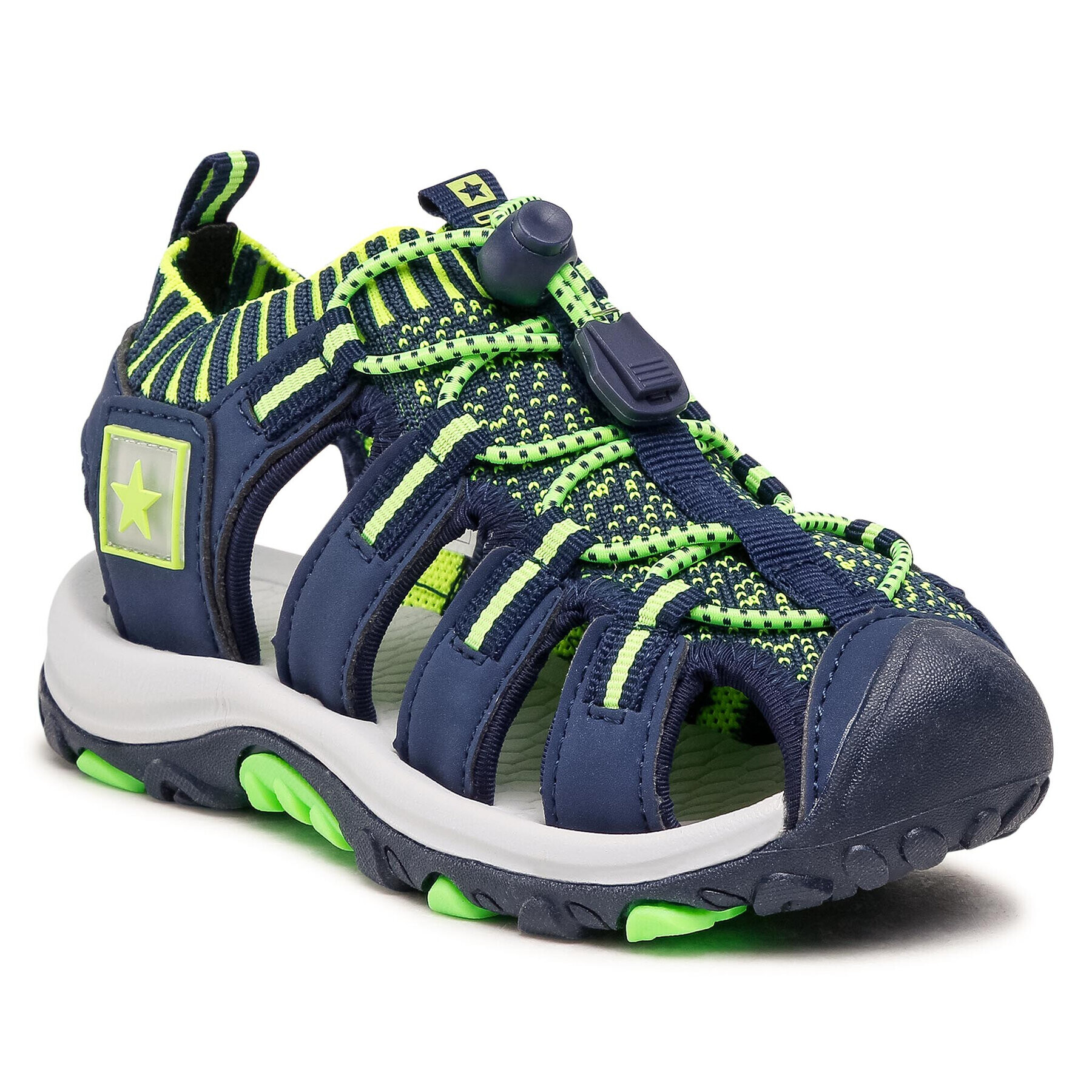 Big Star Shoes Сандали HH374224 Тъмносин - Pepit.bg