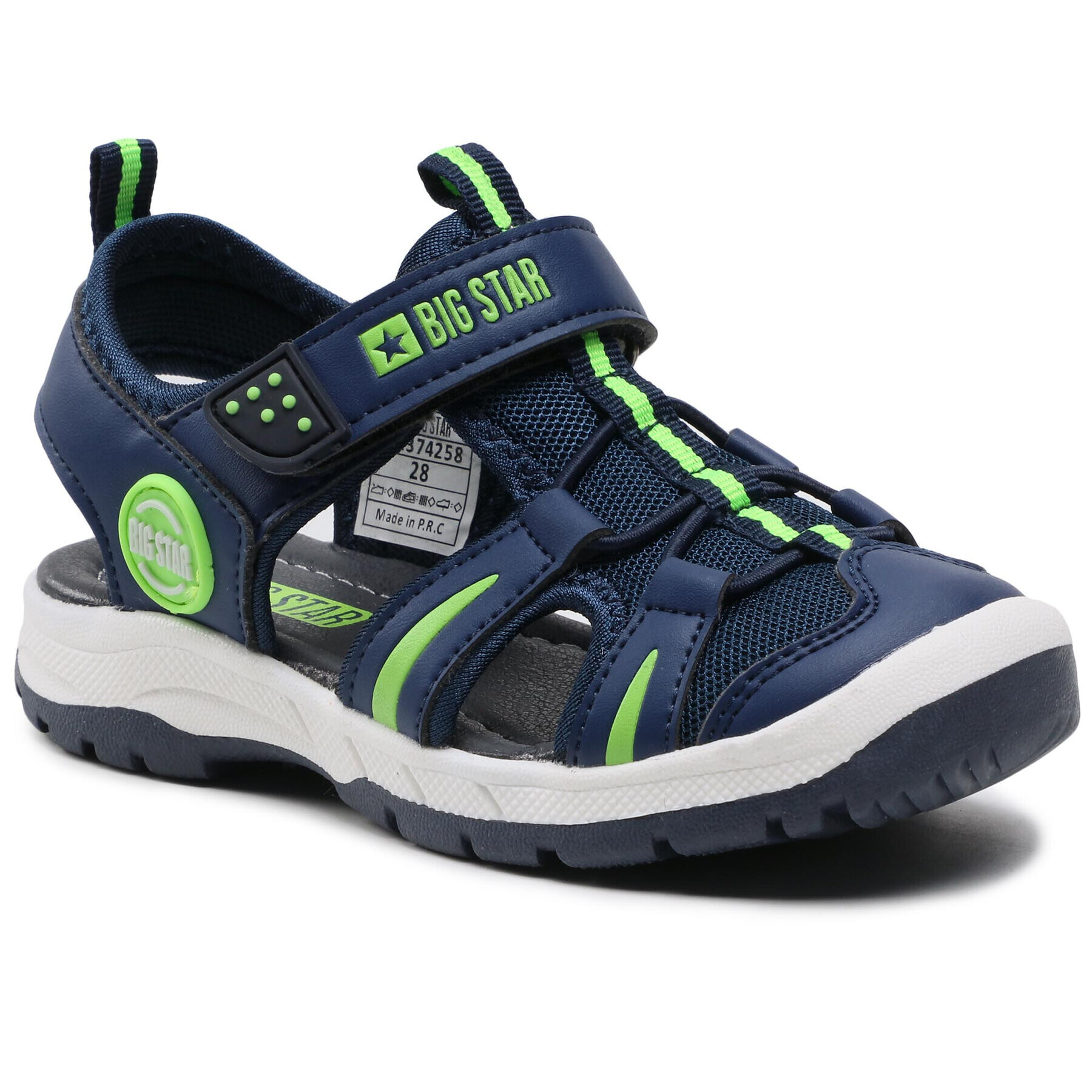 Big Star Shoes Сандали HH374258 Тъмносин - Pepit.bg