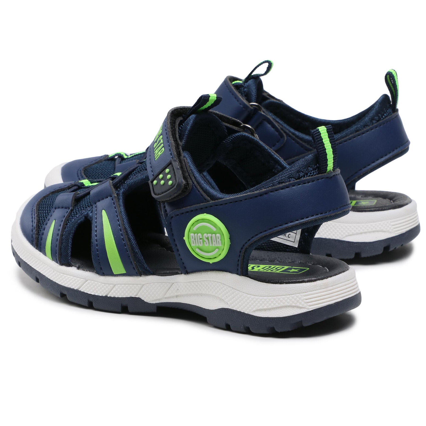 Big Star Shoes Сандали HH374258 Тъмносин - Pepit.bg