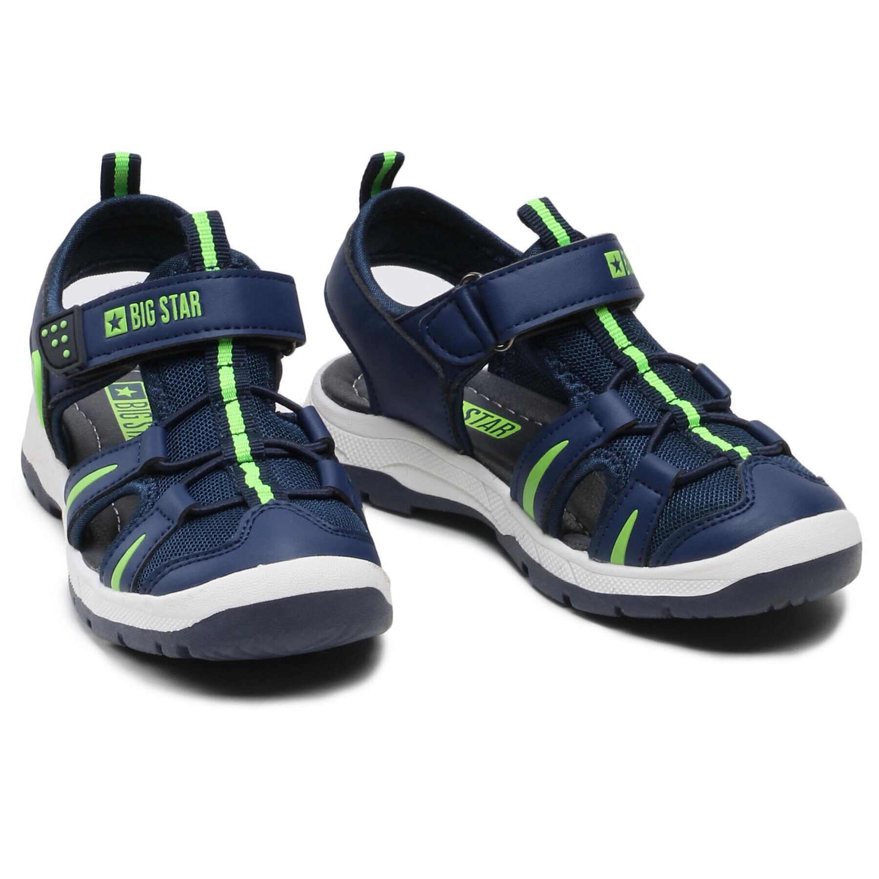 Big Star Shoes Сандали HH374258 Тъмносин - Pepit.bg