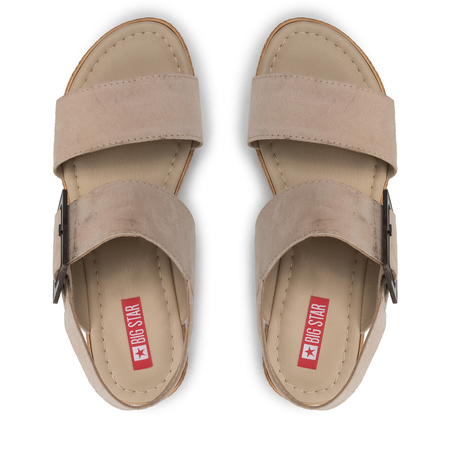 Big Star Shoes Сандали JJ276032 Бежов - Pepit.bg