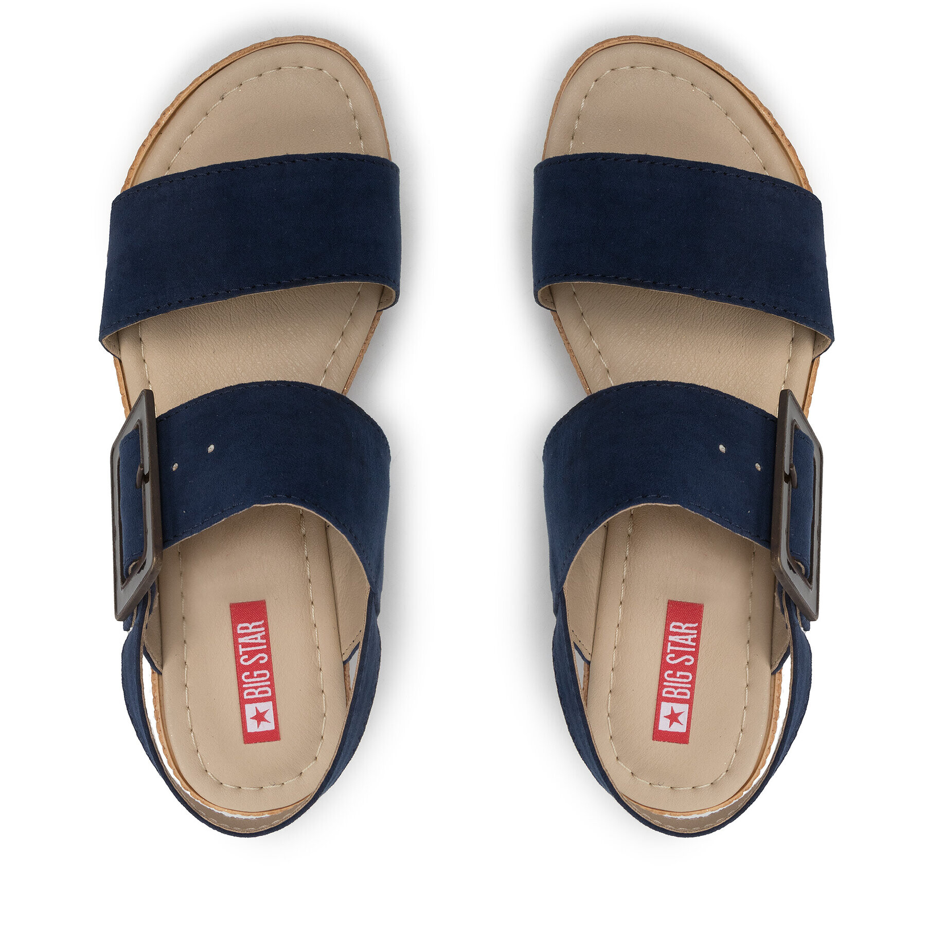 Big Star Shoes Сандали JJ276033 Тъмносин - Pepit.bg