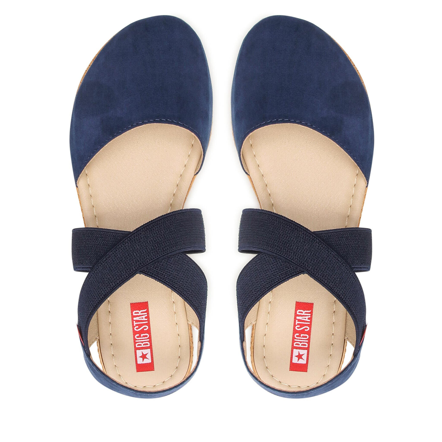 Big Star Shoes Сандали JJ276037 Тъмносин - Pepit.bg