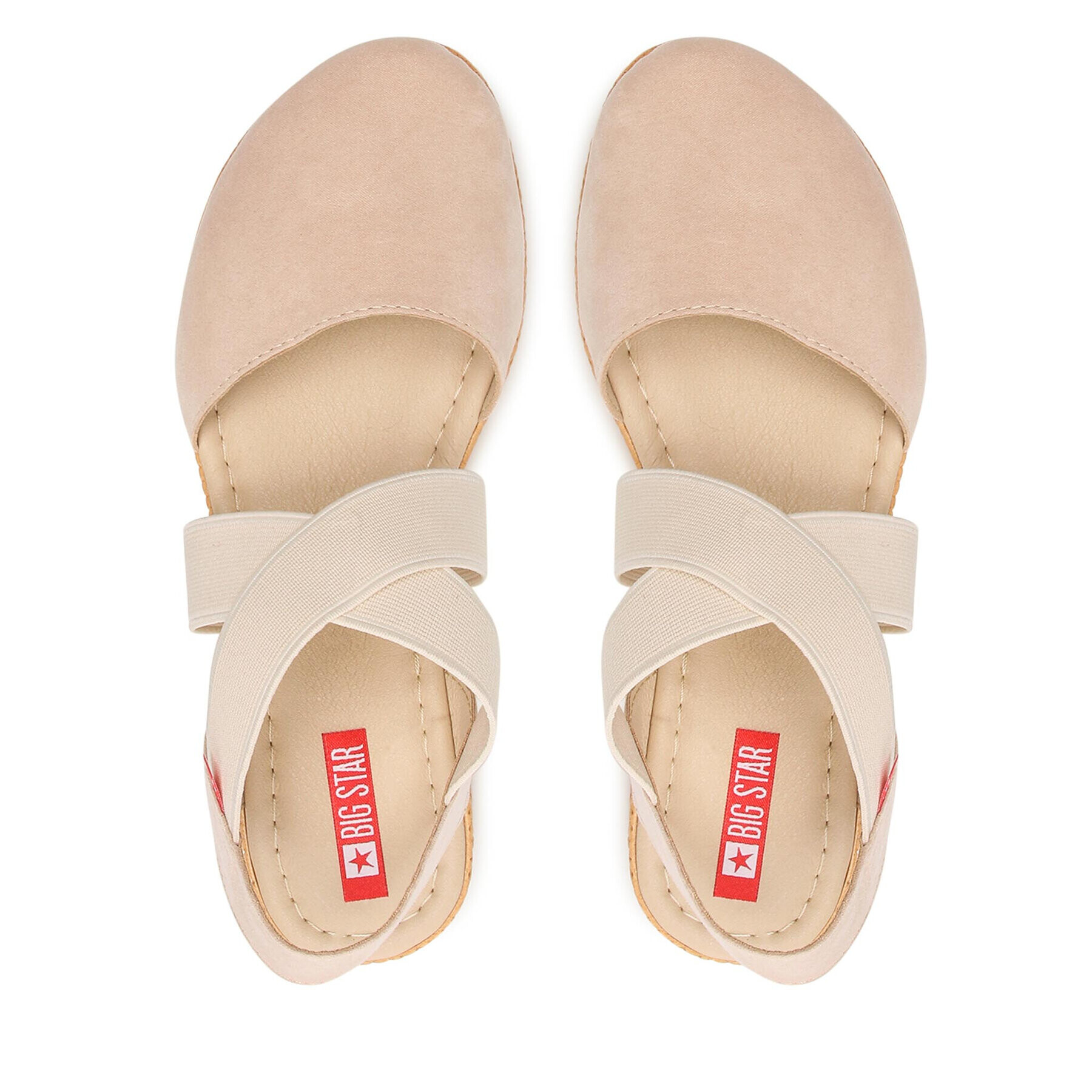 Big Star Shoes Сандали JJ276038 Бежов - Pepit.bg