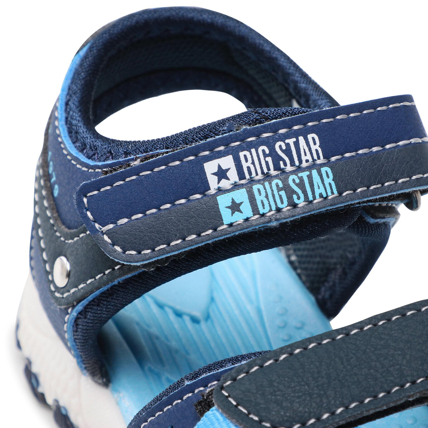Big Star Shoes Сандали JJ374218 Тъмносин - Pepit.bg