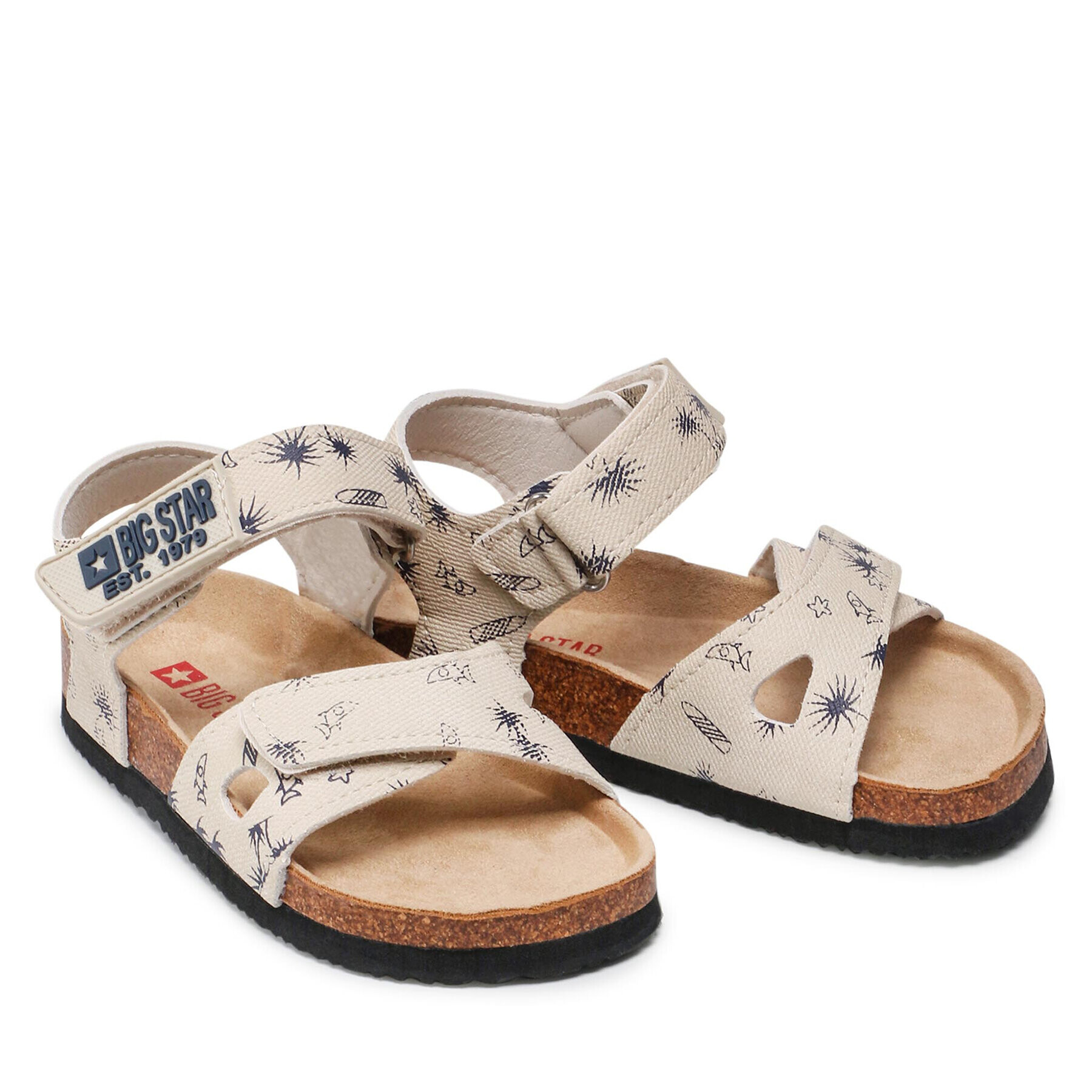 Big Star Shoes Сандали JJ374379 Бежов - Pepit.bg