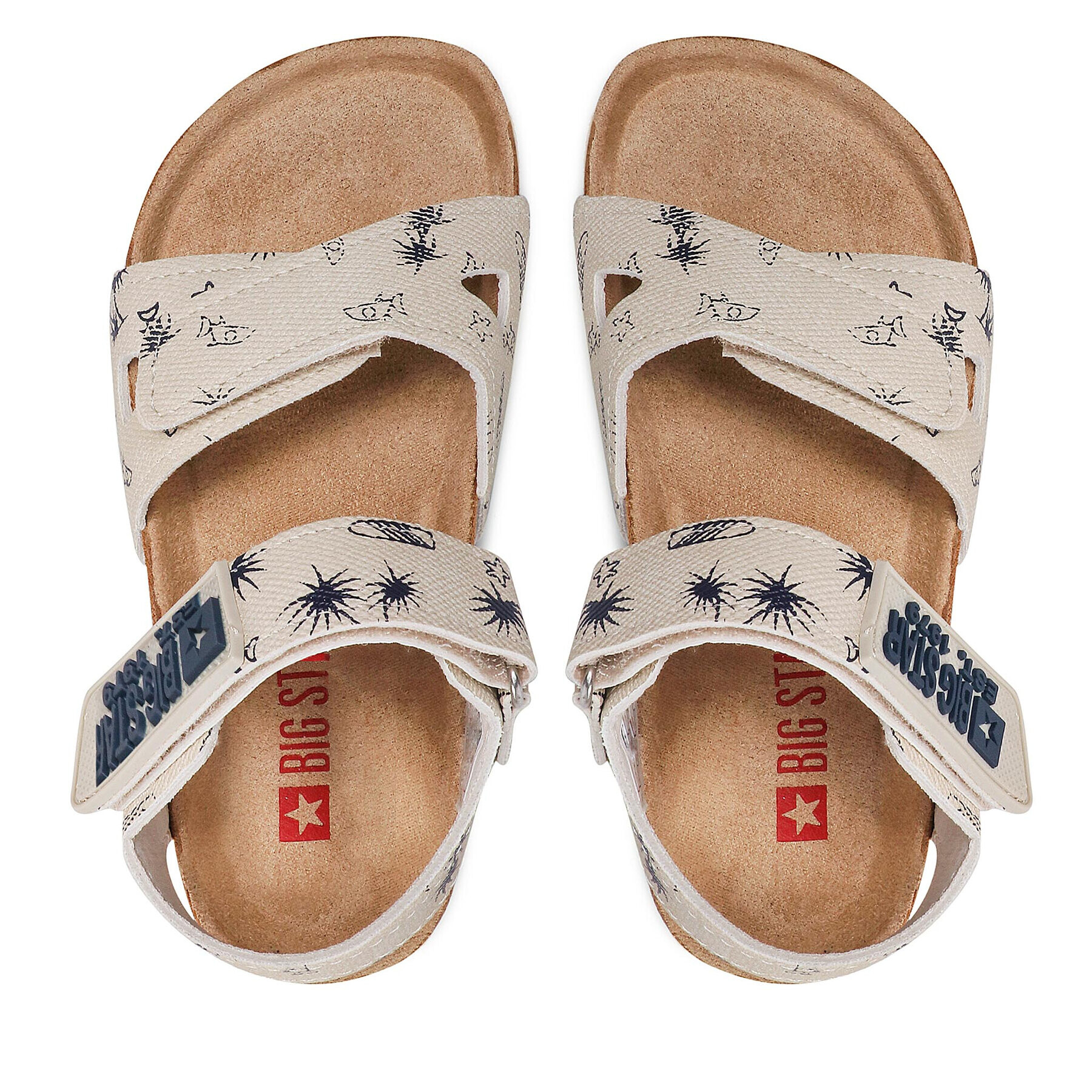 Big Star Shoes Сандали JJ374379 Бежов - Pepit.bg
