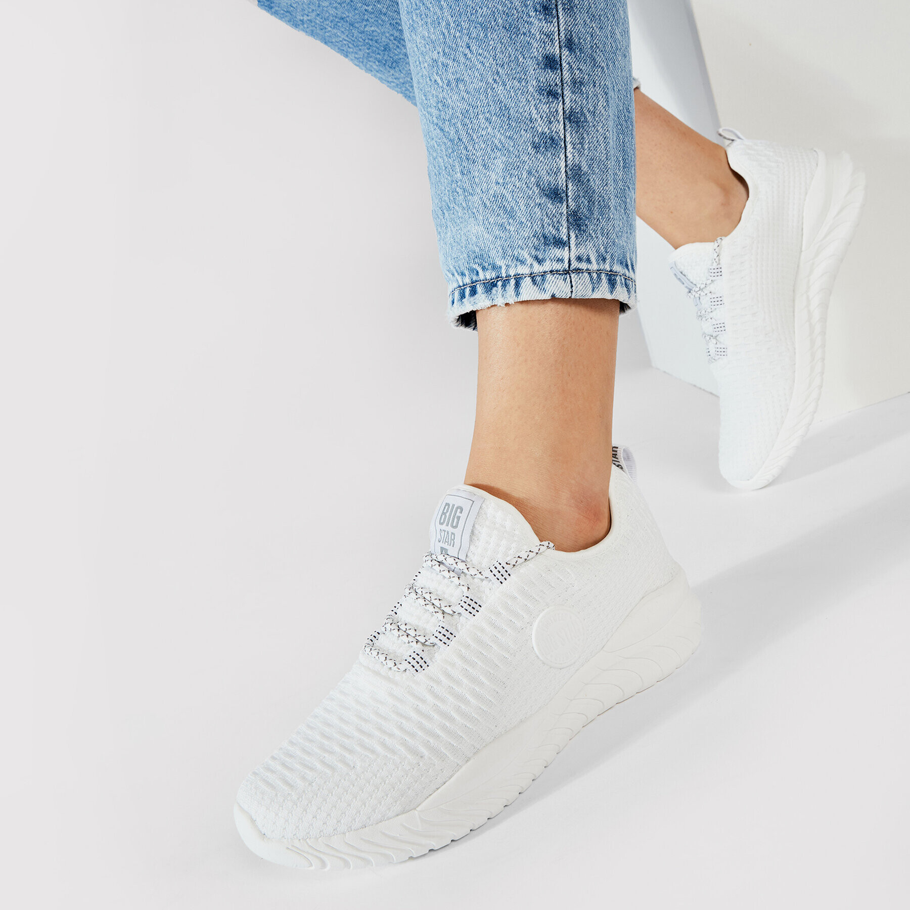 Big Star Shoes Сникърси HH274296 Бял - Pepit.bg
