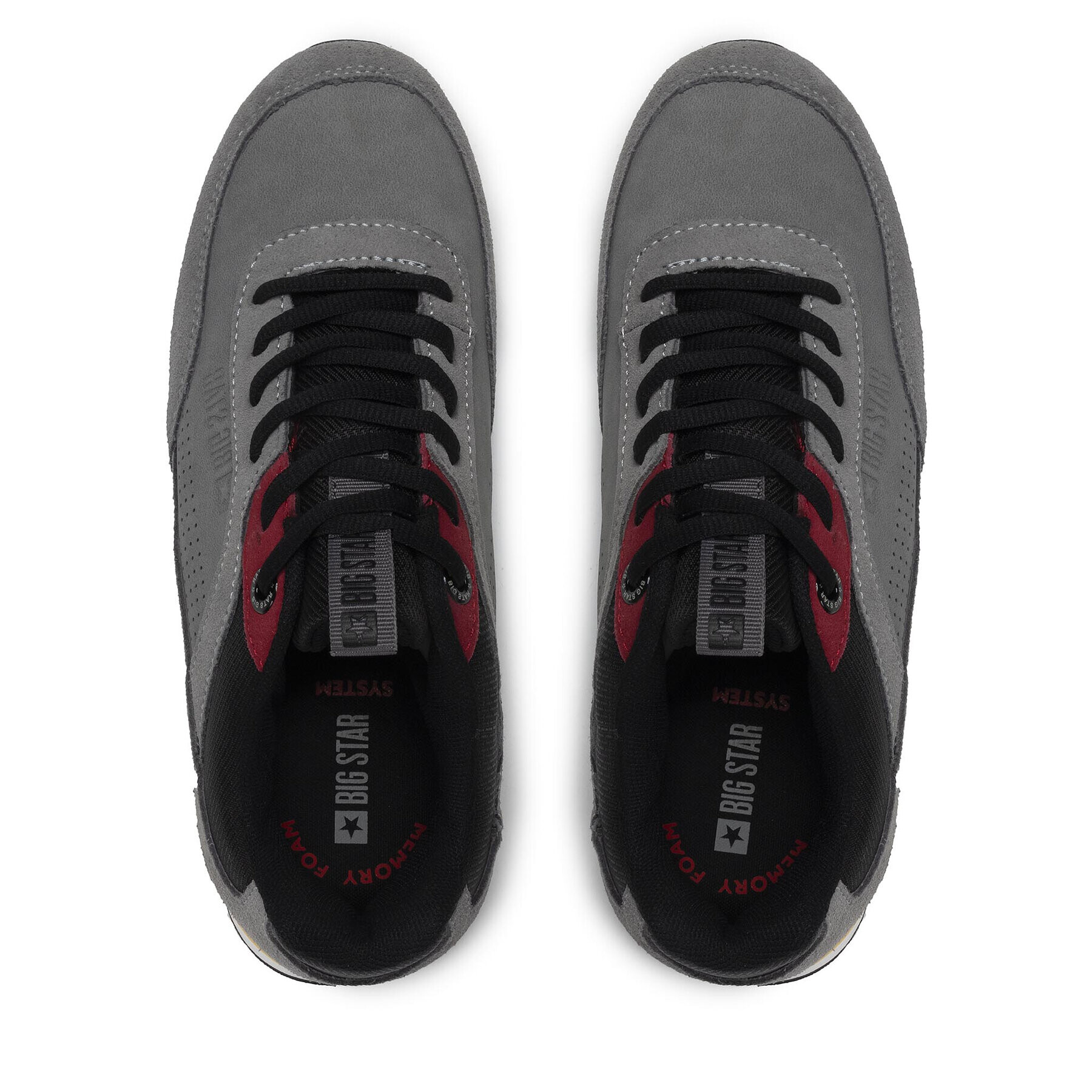 Big Star Shoes Сникърси II274406 Сив - Pepit.bg