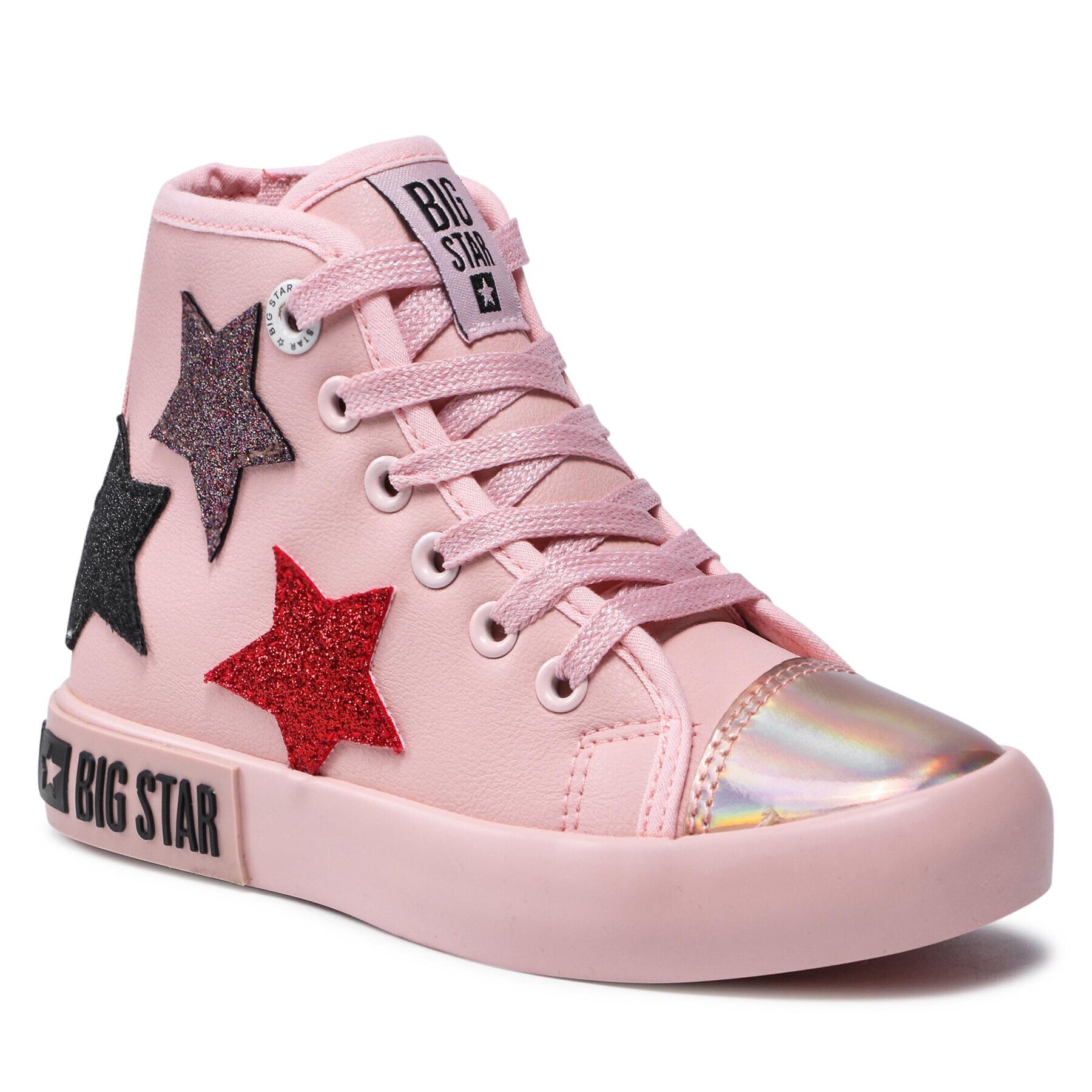 Big Star Shoes Сникърси II374030 Розов - Pepit.bg