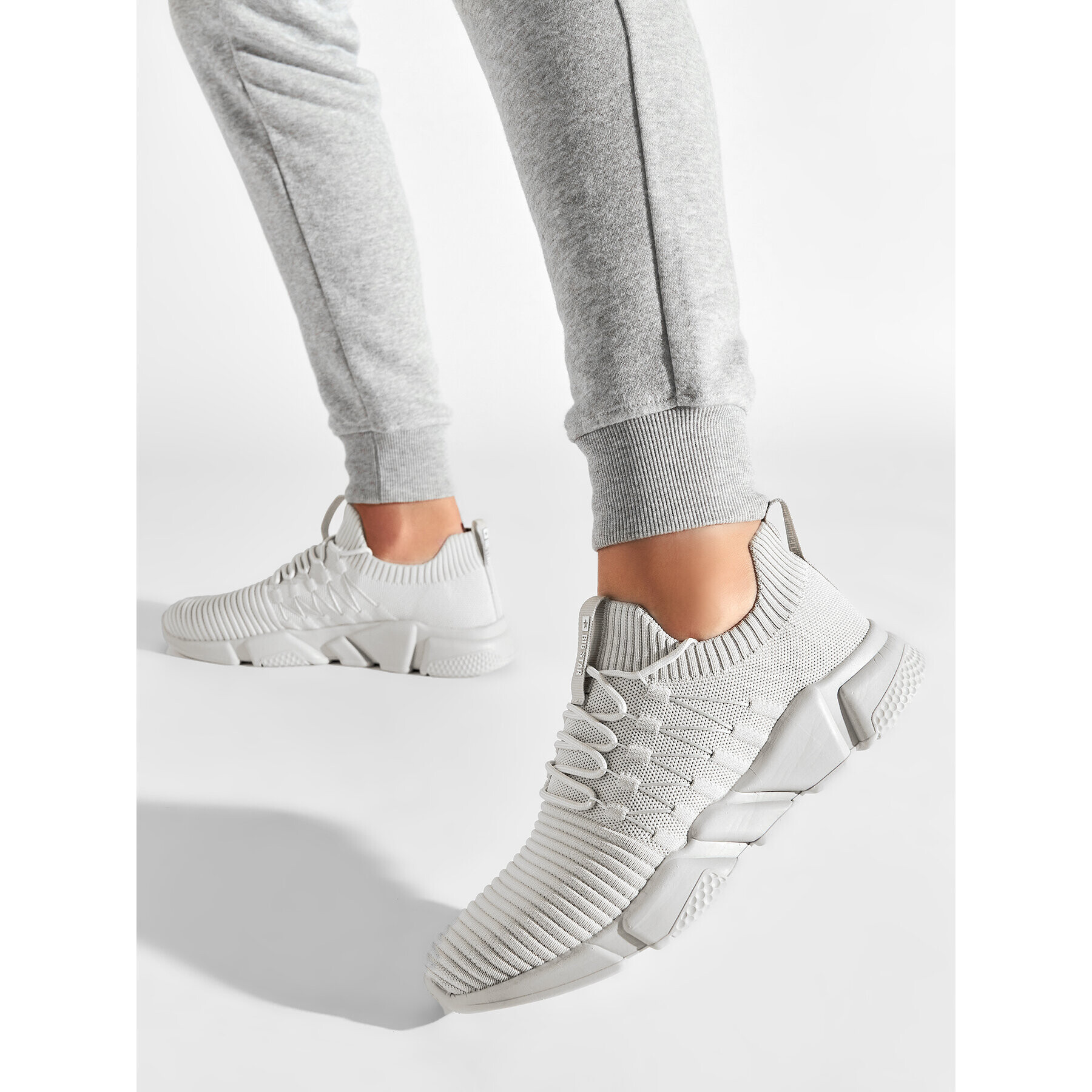 Big Star Shoes Сникърси JJ174264 Сив - Pepit.bg