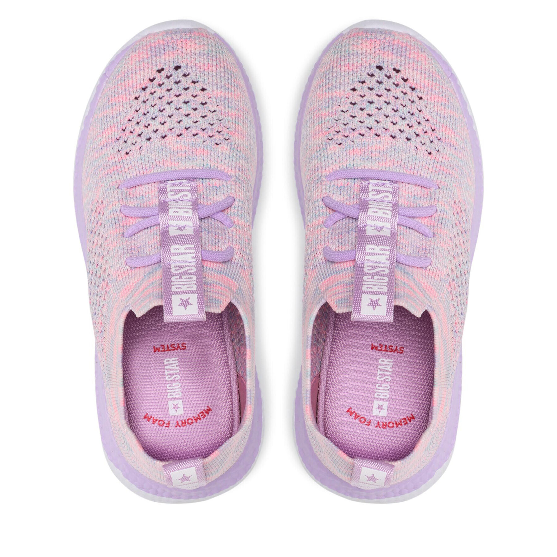 Big Star Shoes Сникърси JJ374375 Розов - Pepit.bg