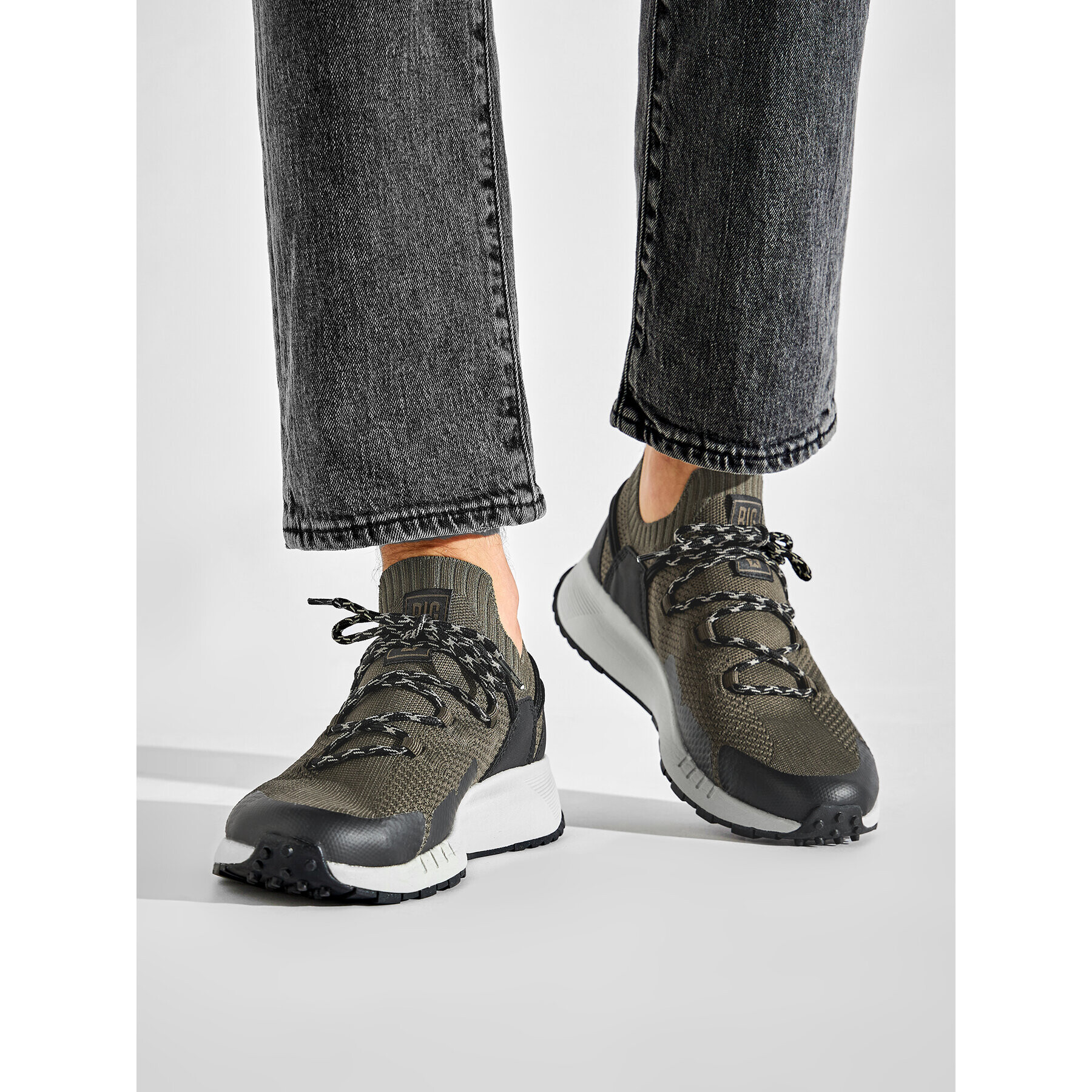 Big Star Shoes Сникърси KK174014 Каки - Pepit.bg