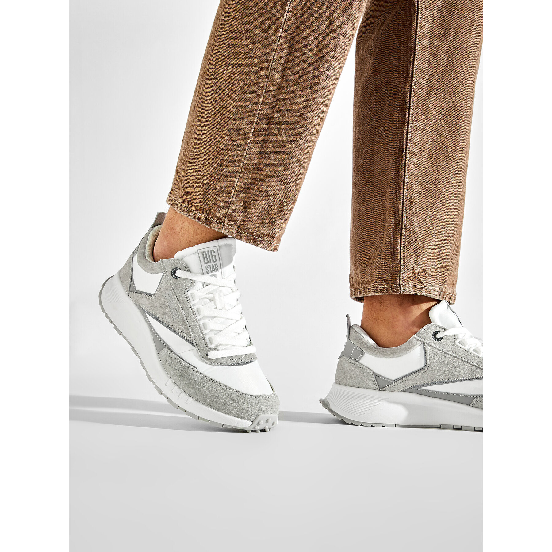 Big Star Shoes Сникърси KK174021 Сив - Pepit.bg