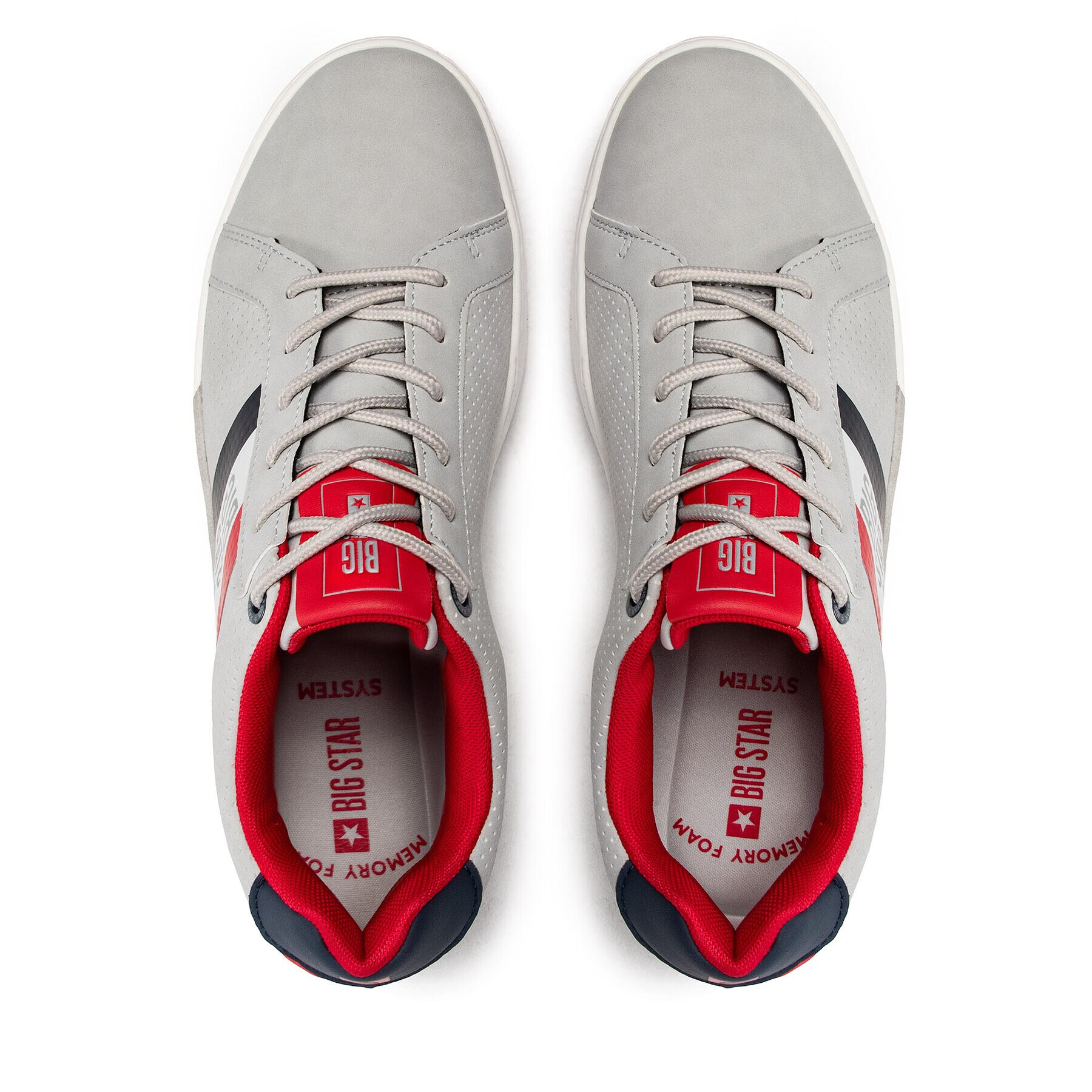 Big Star Shoes Сникърси KK174056 Сив - Pepit.bg
