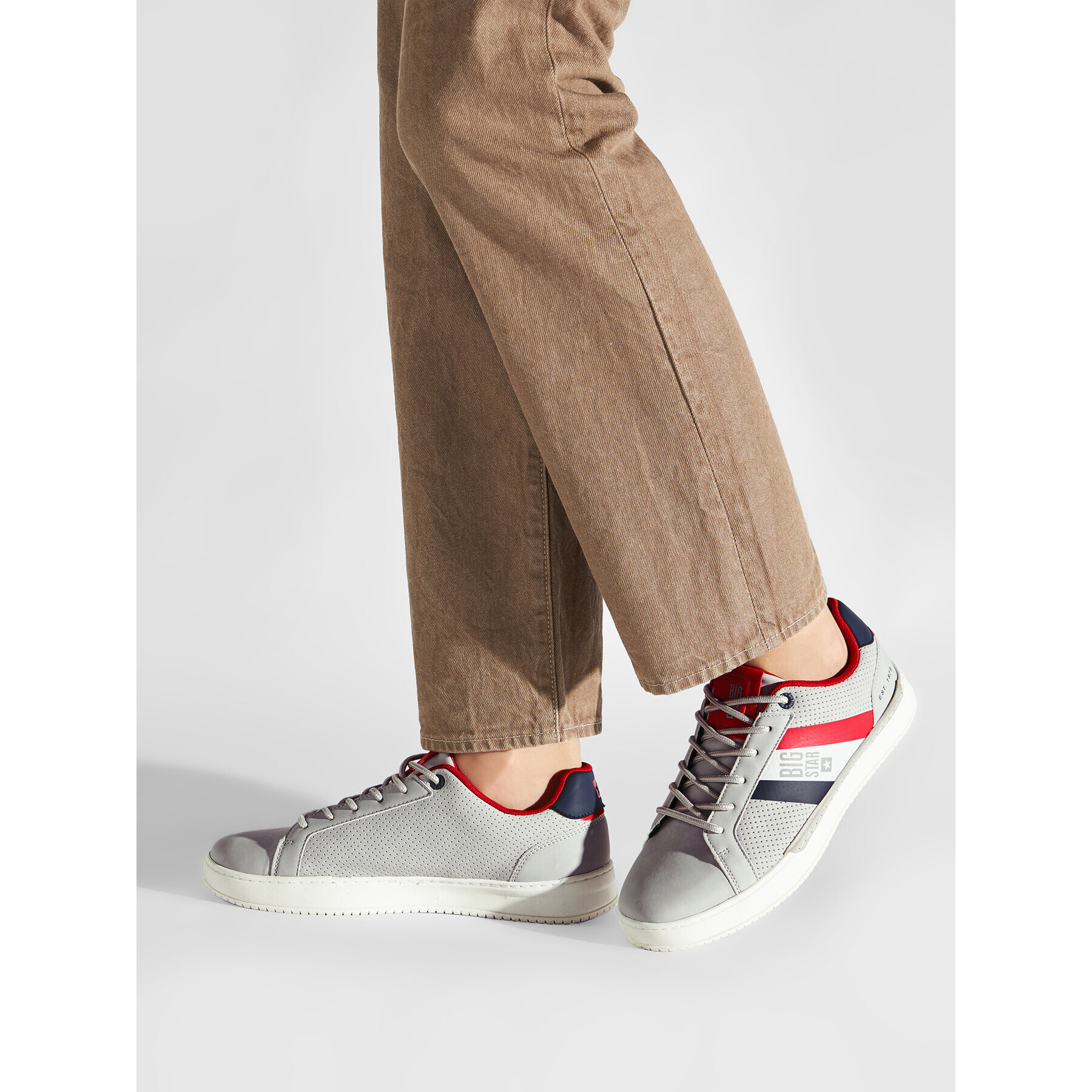 Big Star Shoes Сникърси KK174056 Сив - Pepit.bg