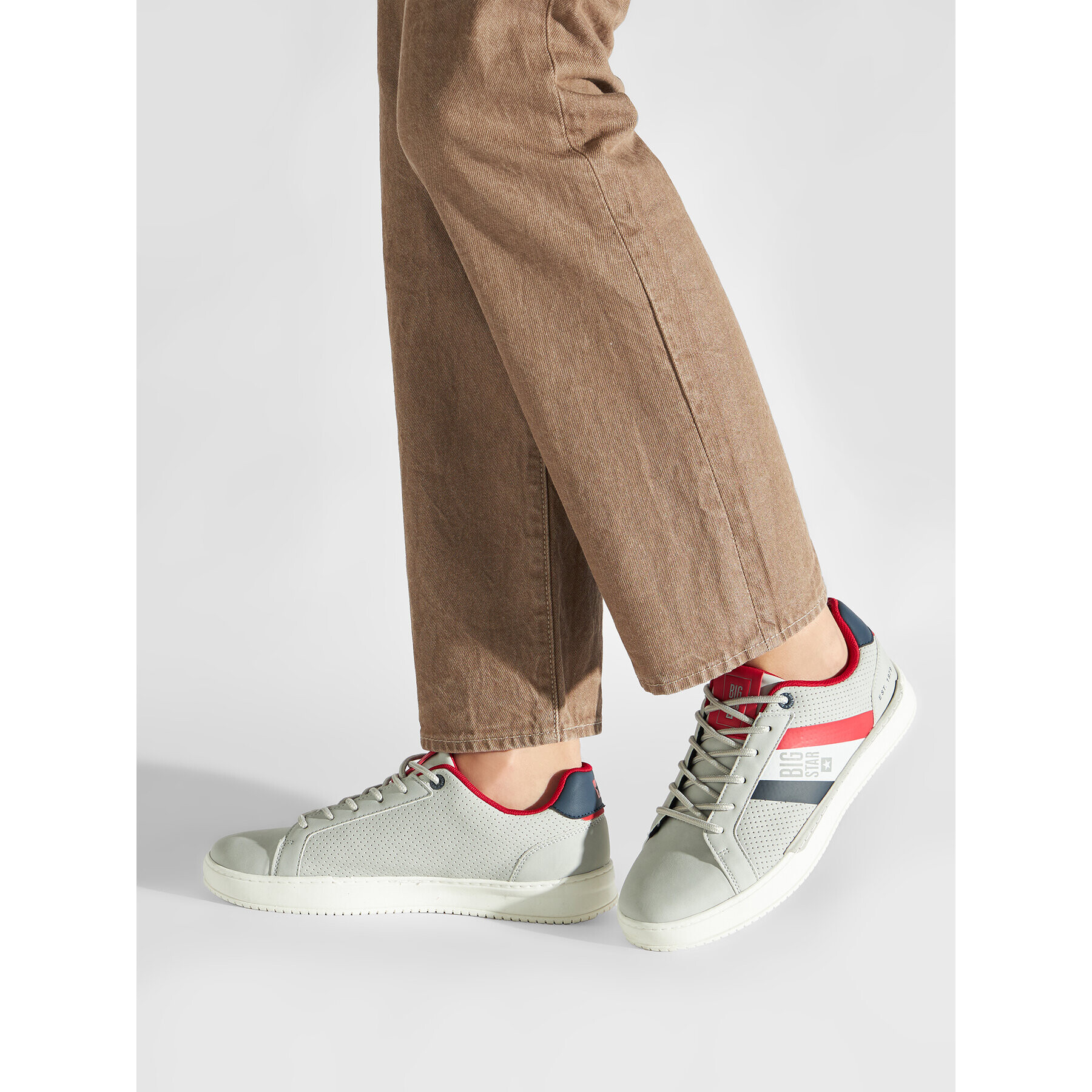 Big Star Shoes Сникърси KK174056 Сив - Pepit.bg