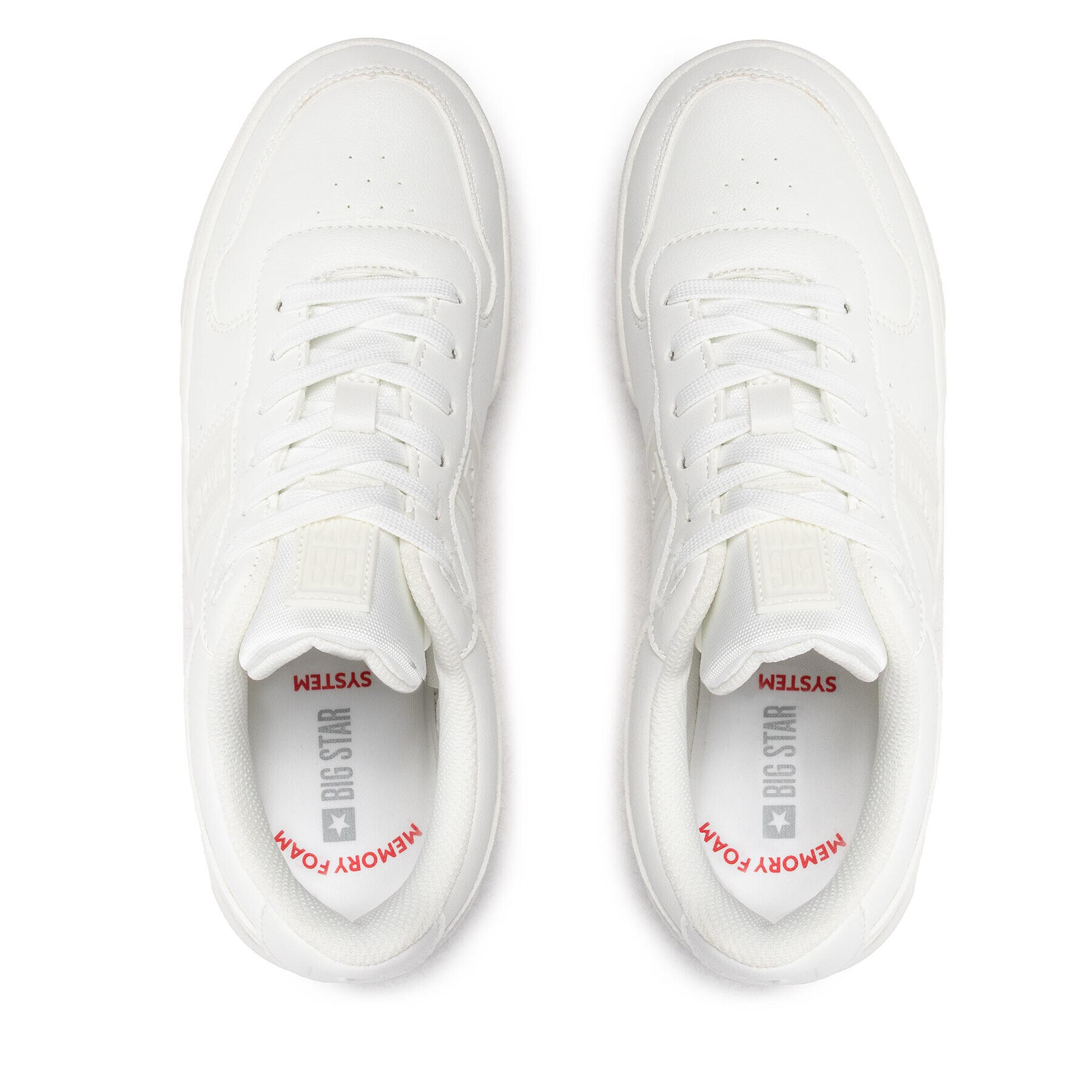 Big Star Shoes Сникърси KK174132 Бял - Pepit.bg