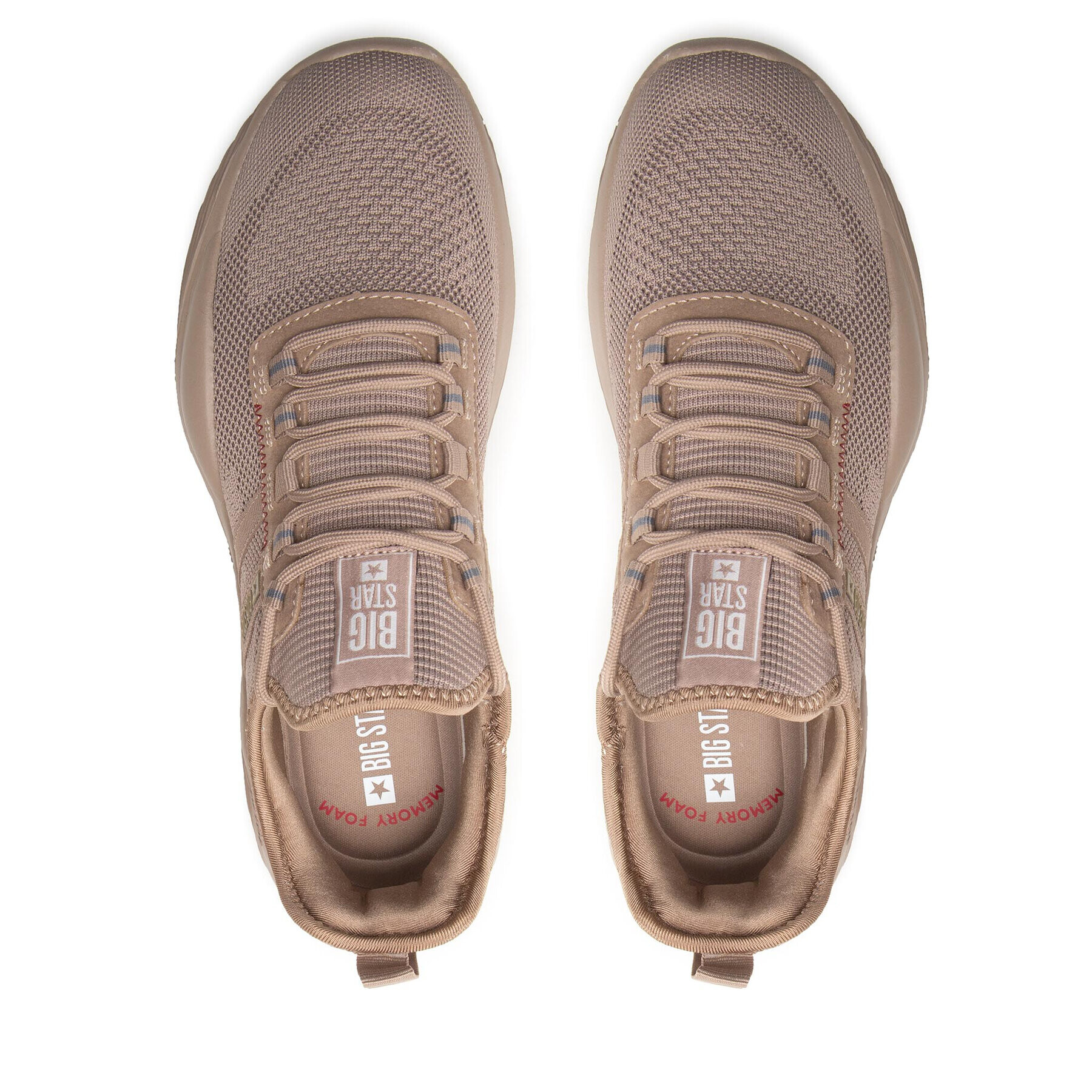 Big Star Shoes Сникърси KK174258 Бежов - Pepit.bg