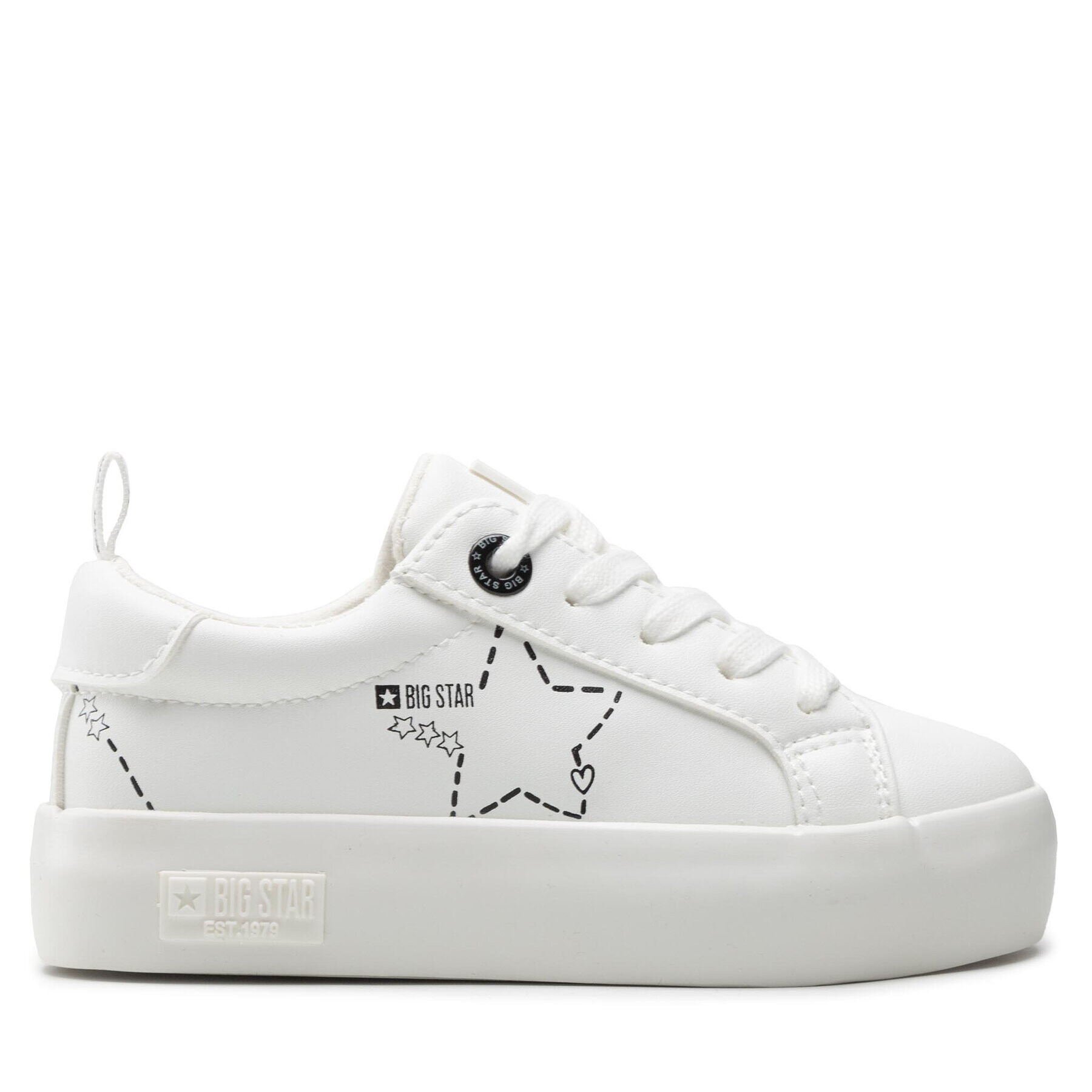 Big Star Shoes Сникърси KK374222 Бял - Pepit.bg