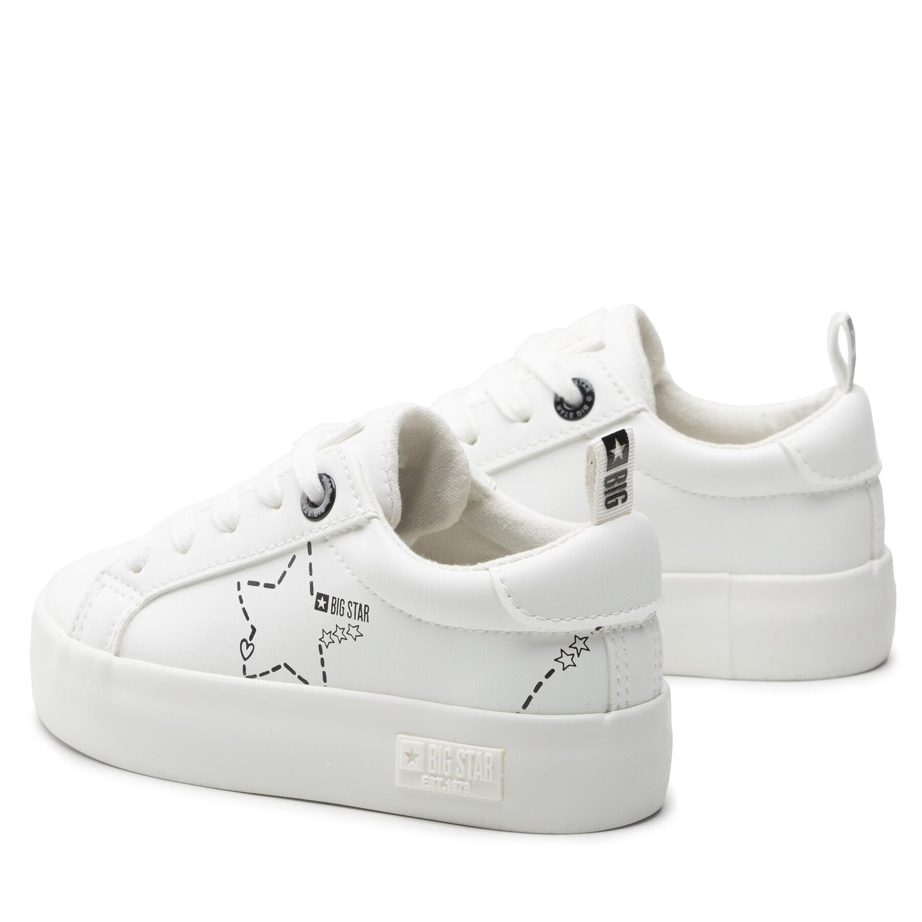 Big Star Shoes Сникърси KK374222 Бял - Pepit.bg