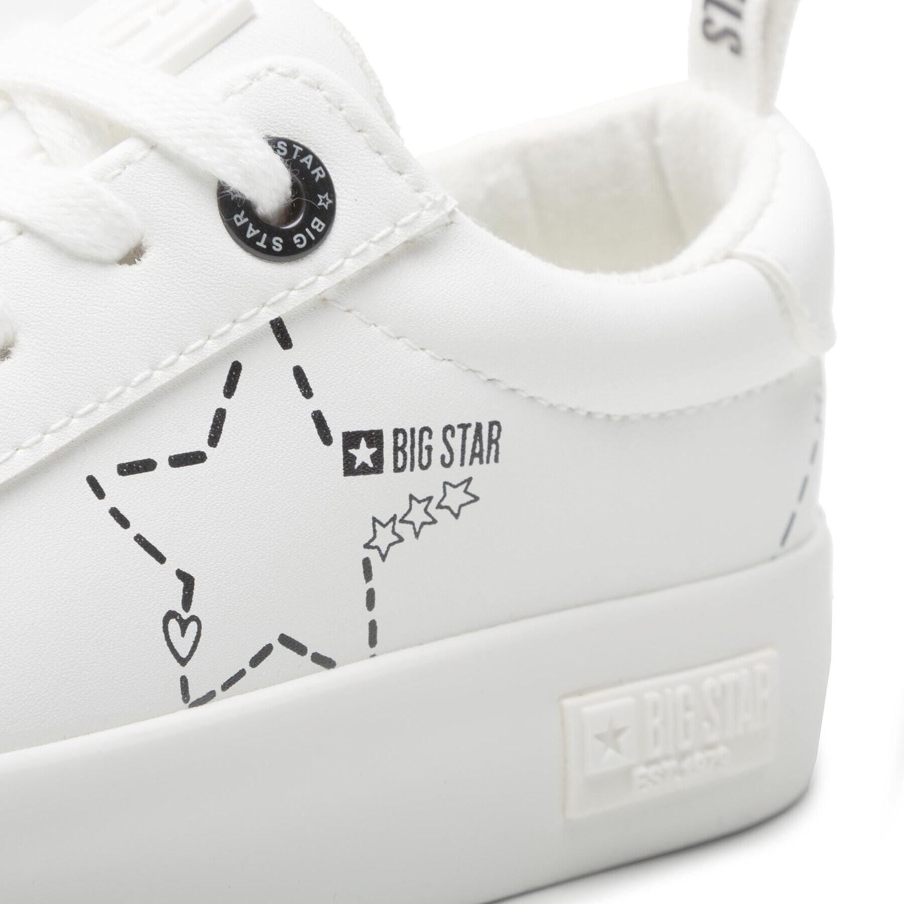 Big Star Shoes Сникърси KK374222 Бял - Pepit.bg