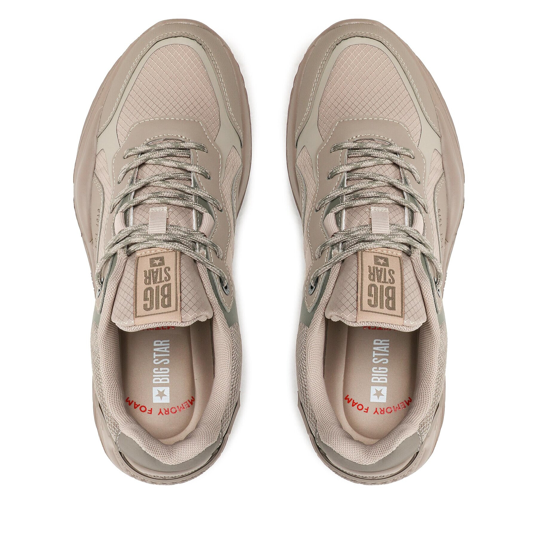 Big Star Shoes Сникърси LL174151 Бежов - Pepit.bg