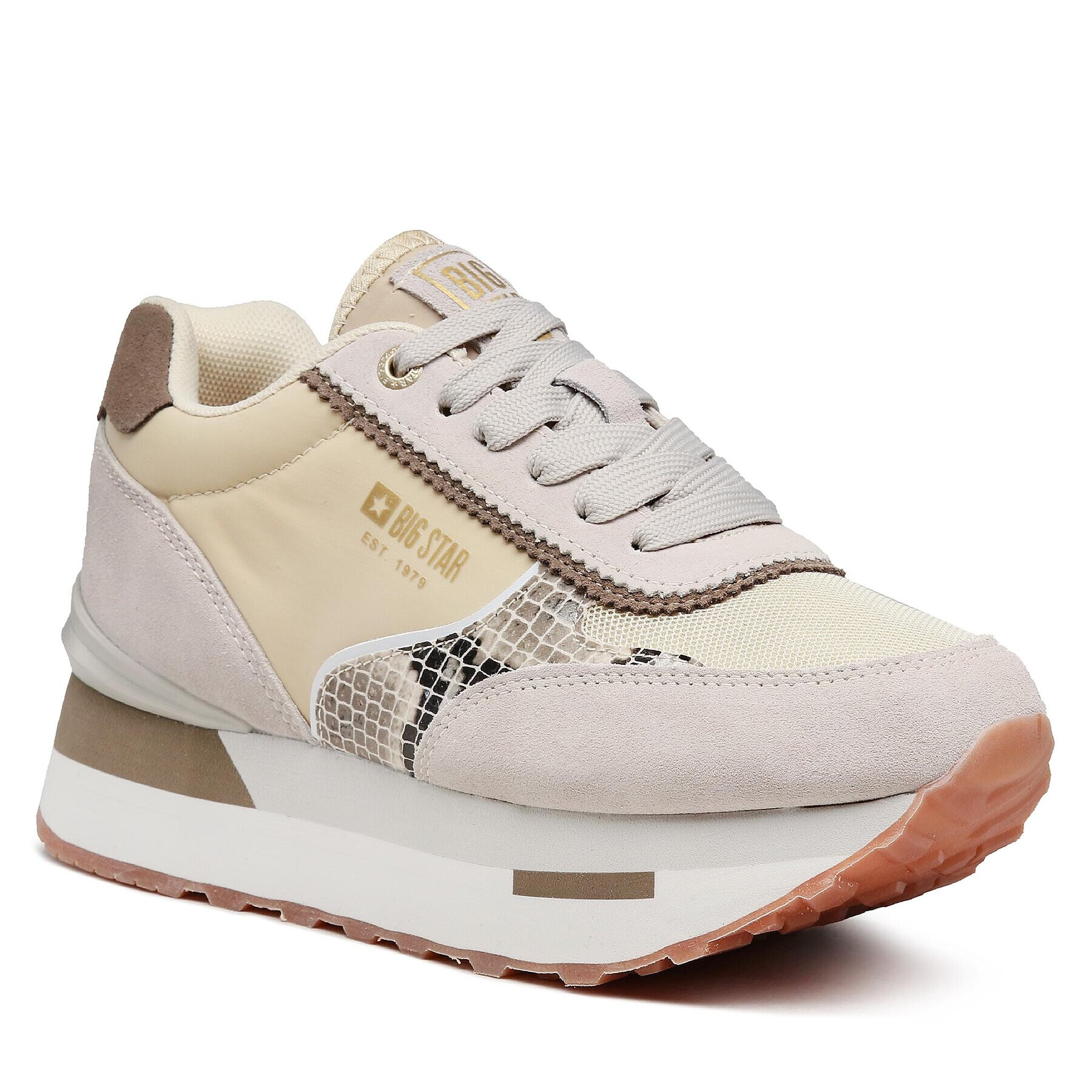 Big Star Shoes Сникърси LL274364 Бежов - Pepit.bg