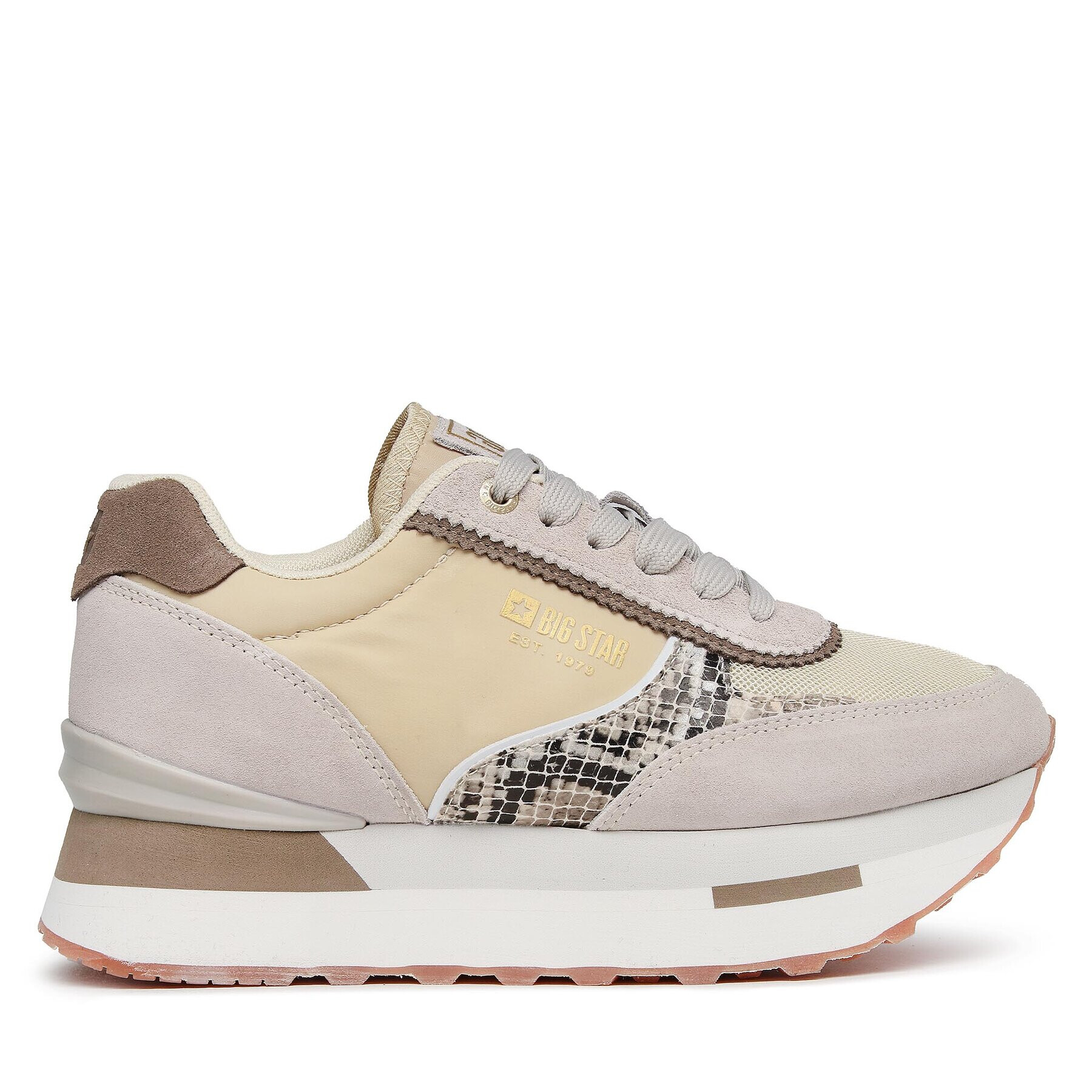 Big Star Shoes Сникърси LL274364 Бежов - Pepit.bg