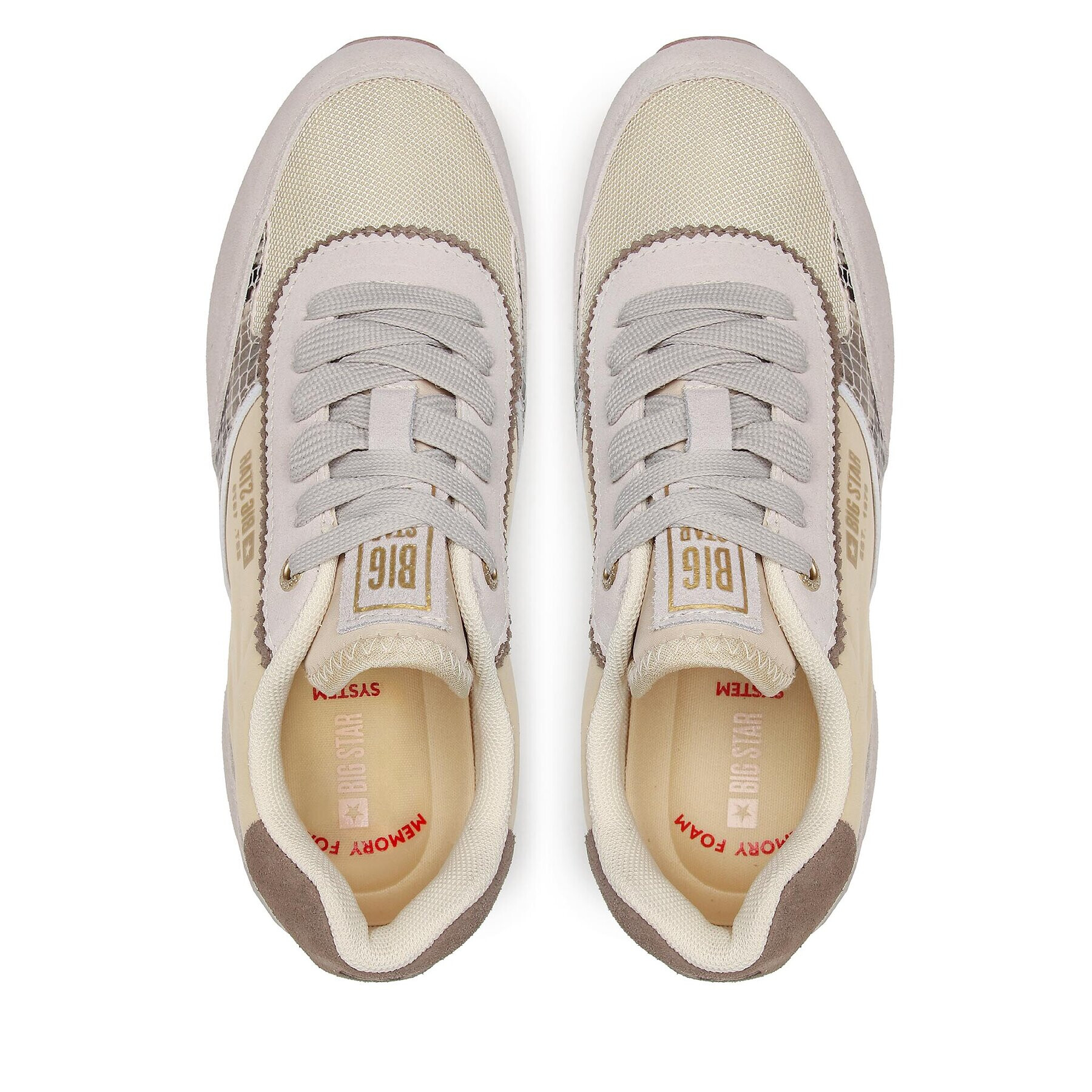 Big Star Shoes Сникърси LL274364 Бежов - Pepit.bg