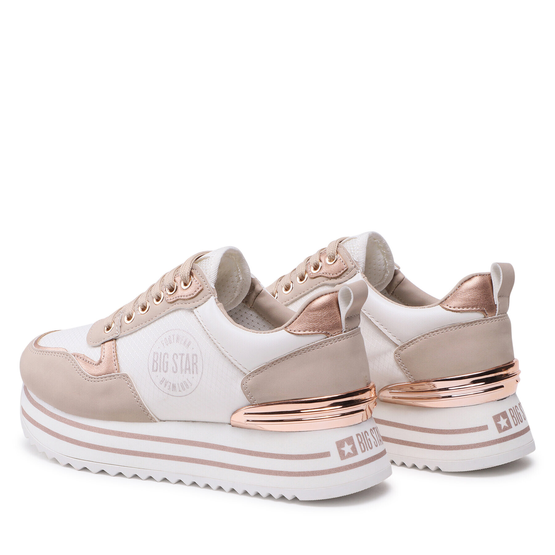 Big Star Shoes Сникърси LL274584 Бежов - Pepit.bg