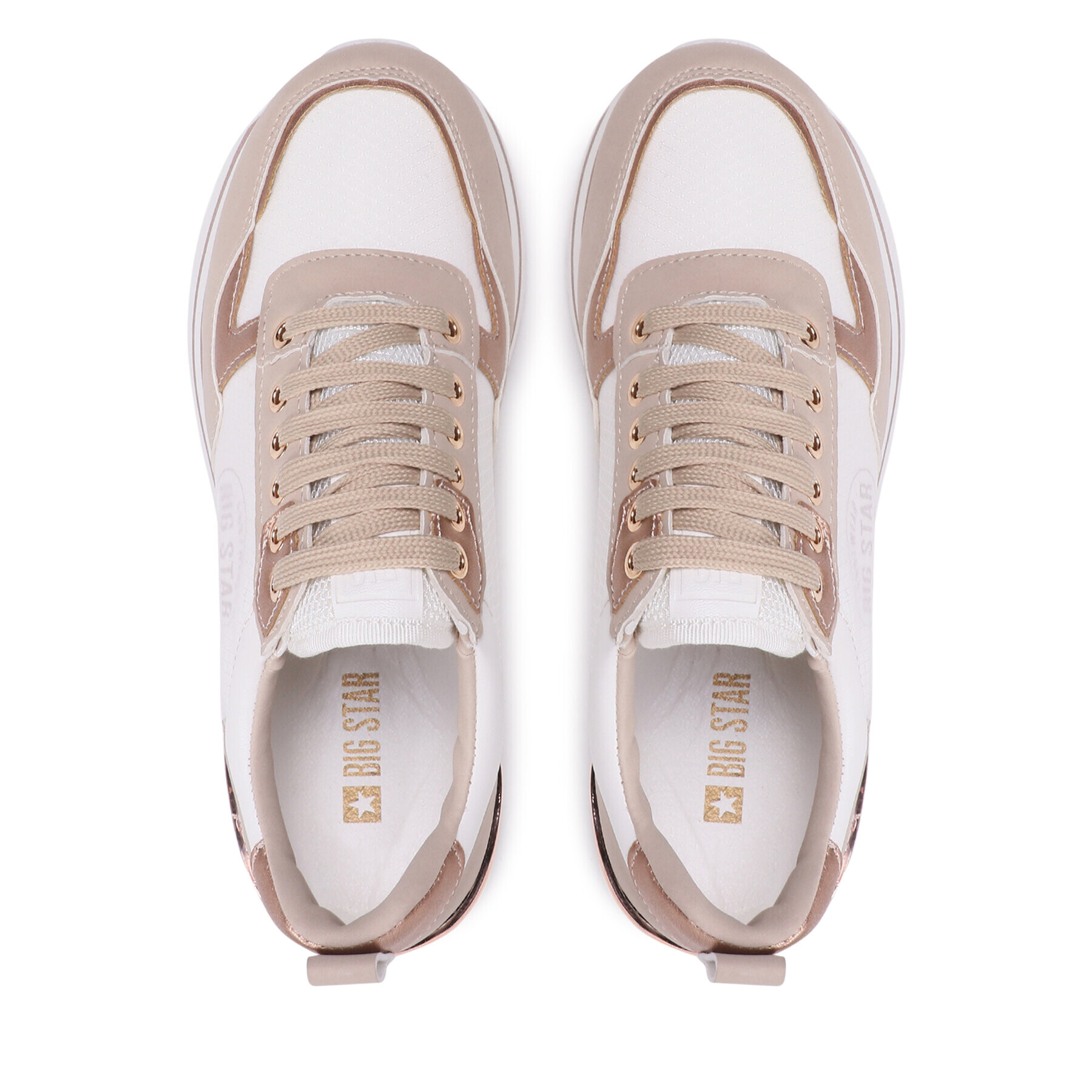 Big Star Shoes Сникърси LL274584 Бежов - Pepit.bg