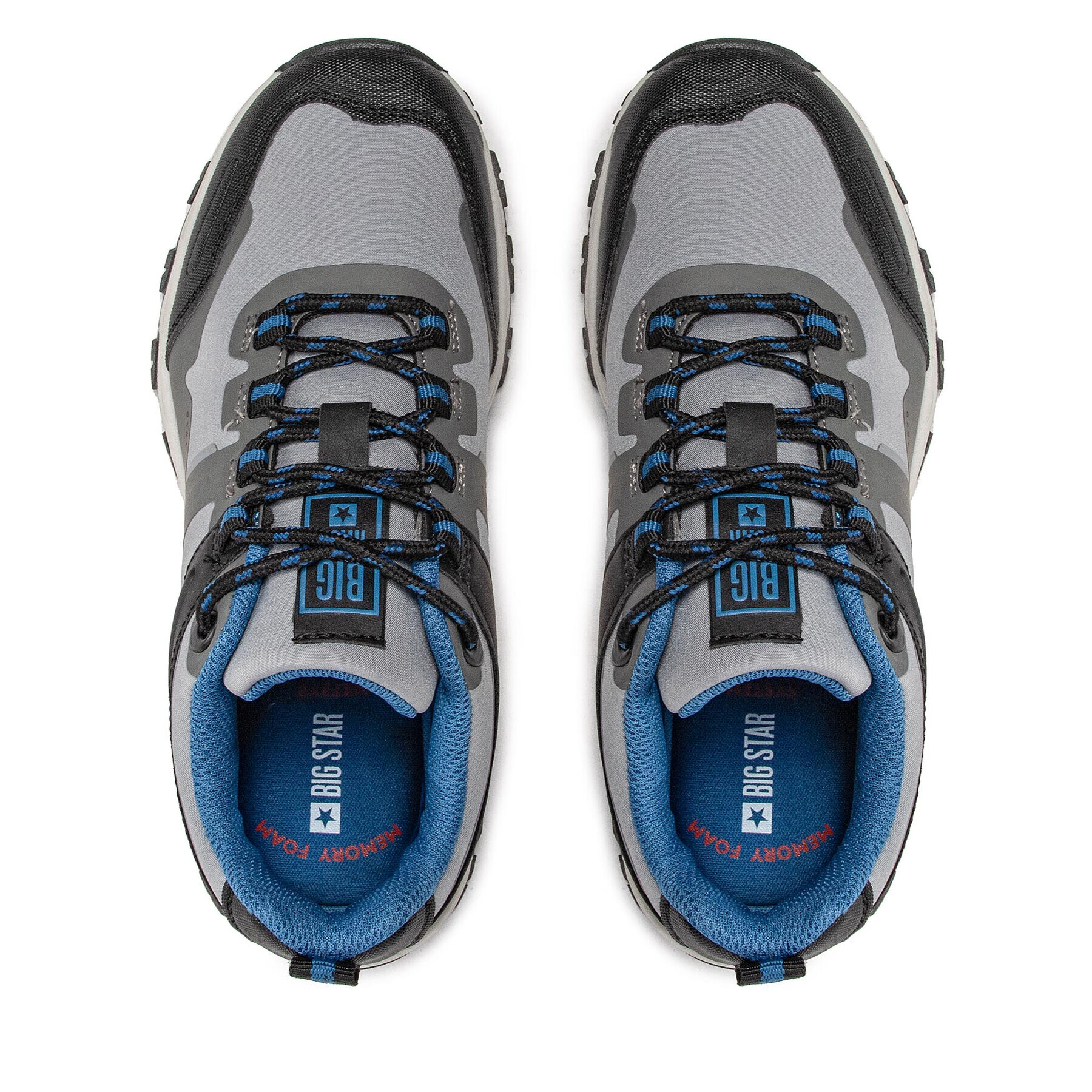 Big Star Shoes Туристически KK274228 Сив - Pepit.bg