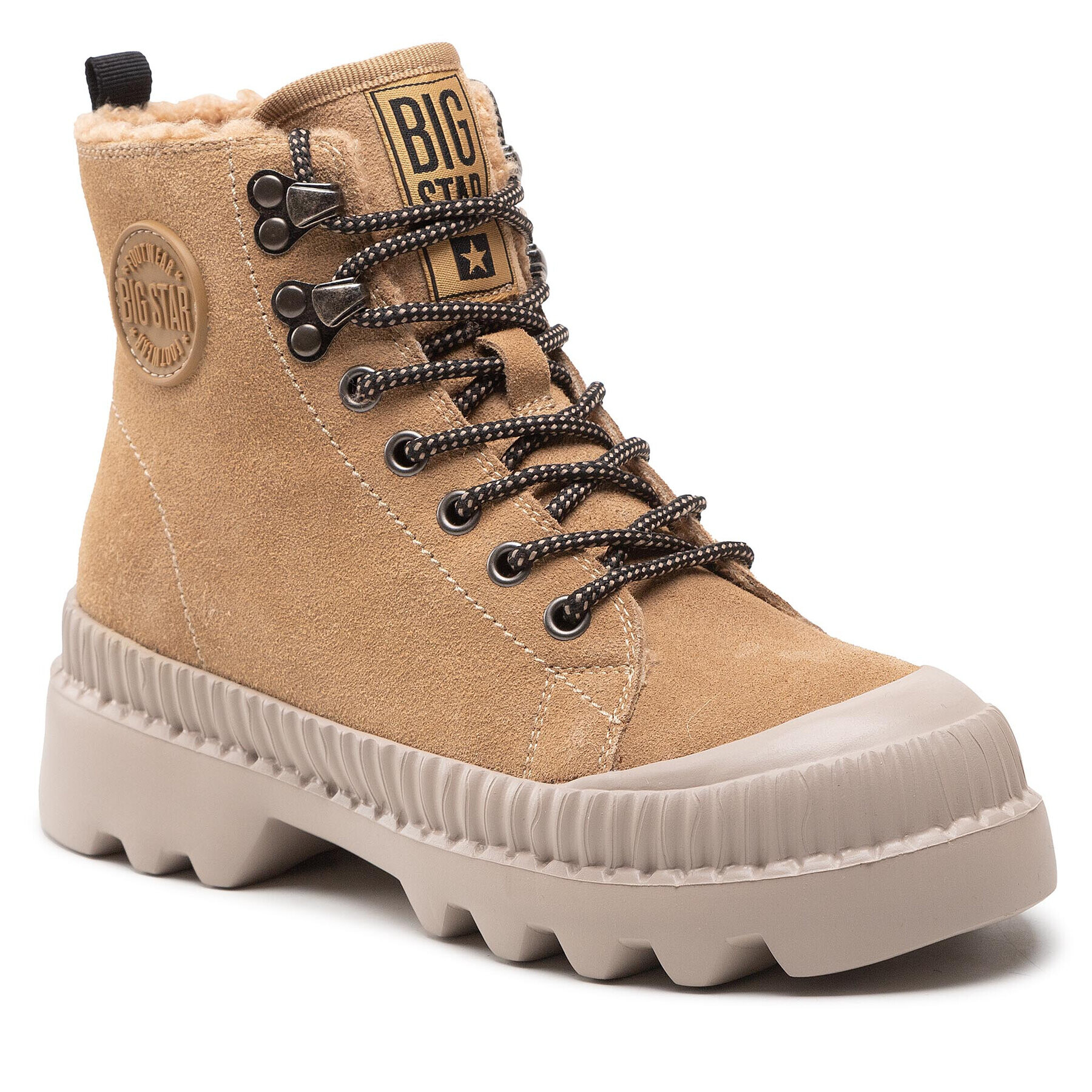 Big Star Shoes Туристически oбувки KK274521 Бежов - Pepit.bg