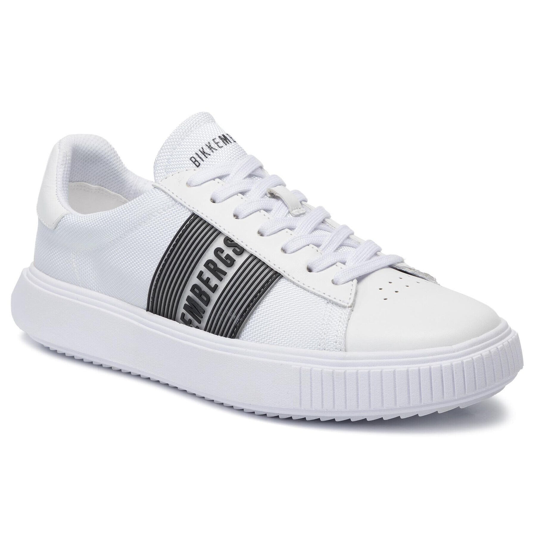 Bikkembergs Сникърси Low Top Lace Up B4BKM0027 Бял - Pepit.bg