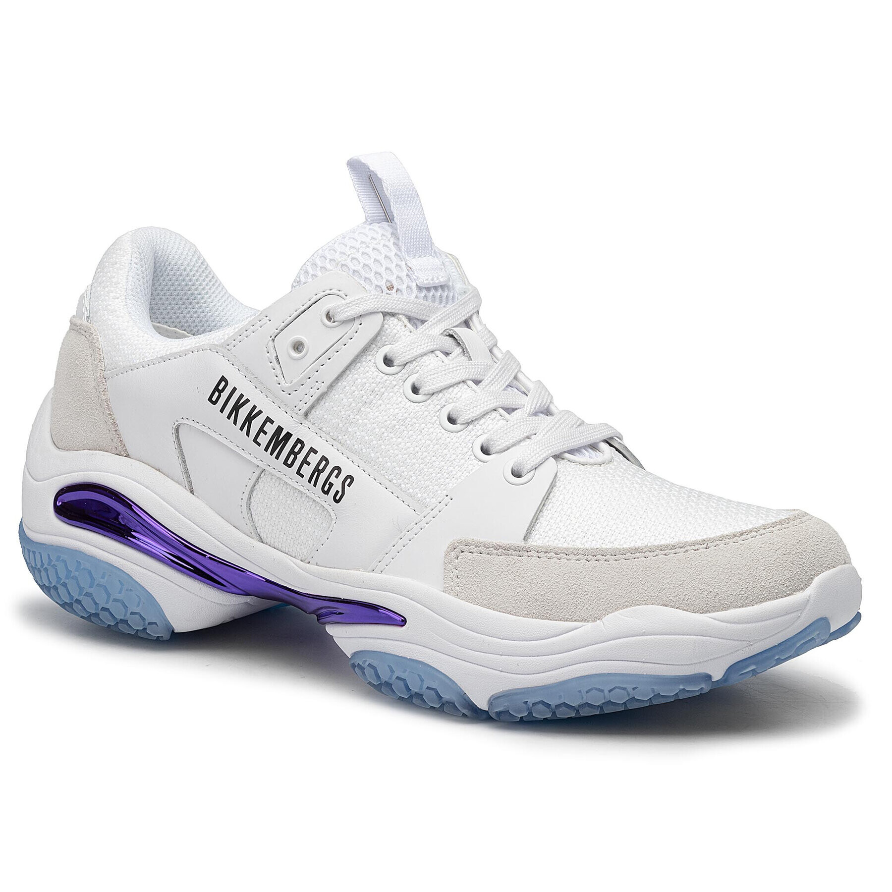 Bikkembergs Сникърси Low Top Lace Up B4BKM0040 Бял - Pepit.bg