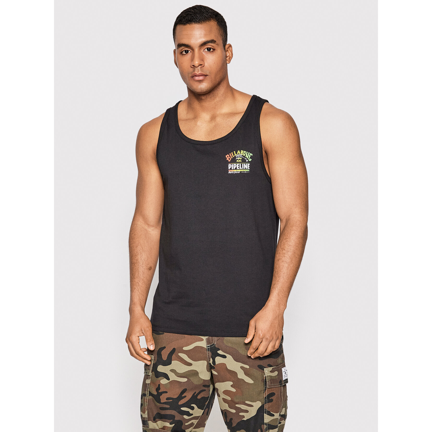 Billabong Мъжки топ Pipeline C1SG10 BIP2 Черен Regular Fit - Pepit.bg