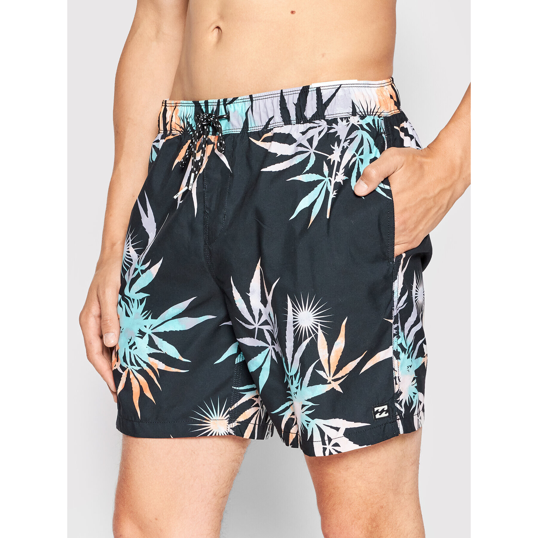 Billabong Плувни шорти Sundays C1LB17 BIP2 Черен Layback Fit - Pepit.bg