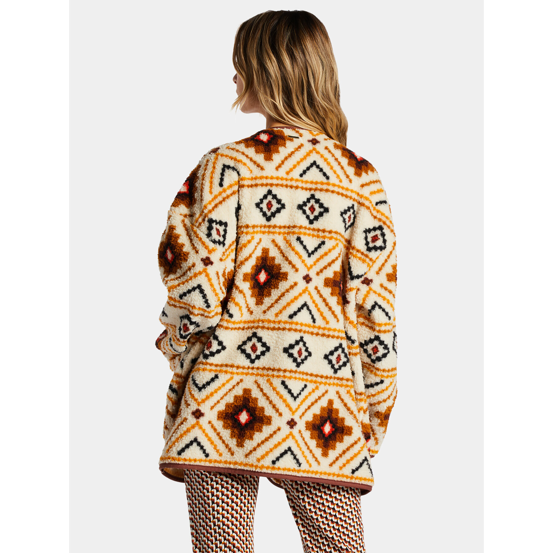 Billabong Преходно яке Fireside Cosy ABJFT00397 Бял Regular Fit - Pepit.bg