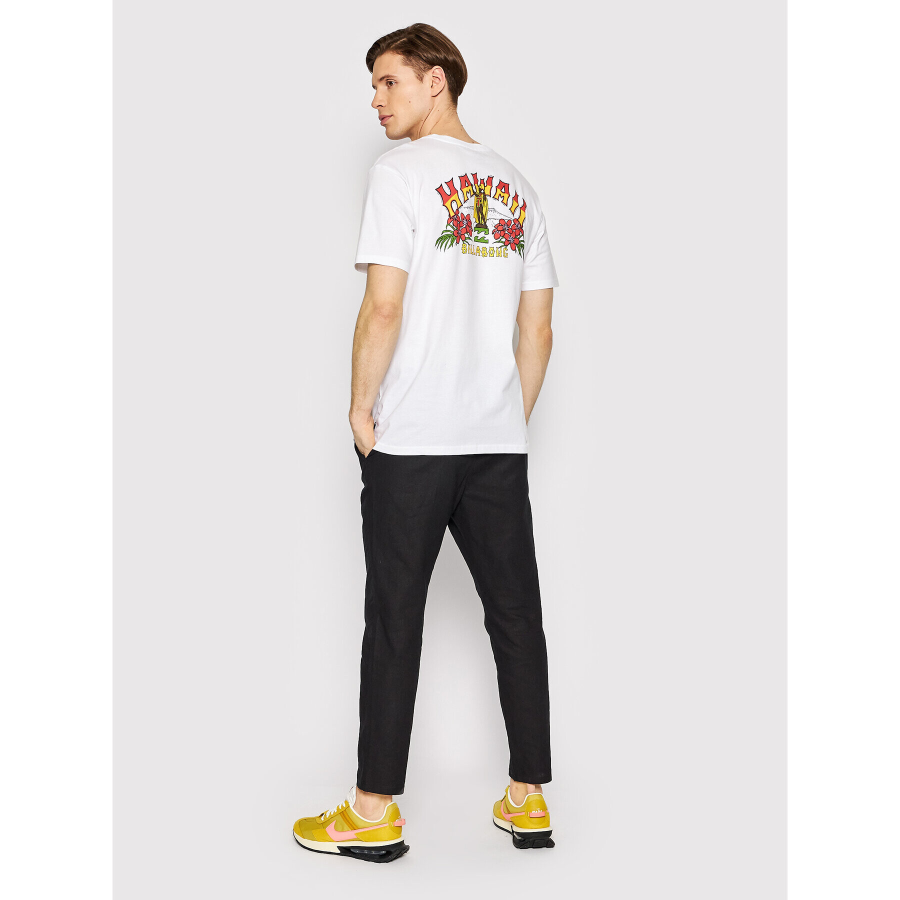 Billabong Тишърт Arch Dreamy Place C1SS33 BIP2 Бял Regular Fit - Pepit.bg