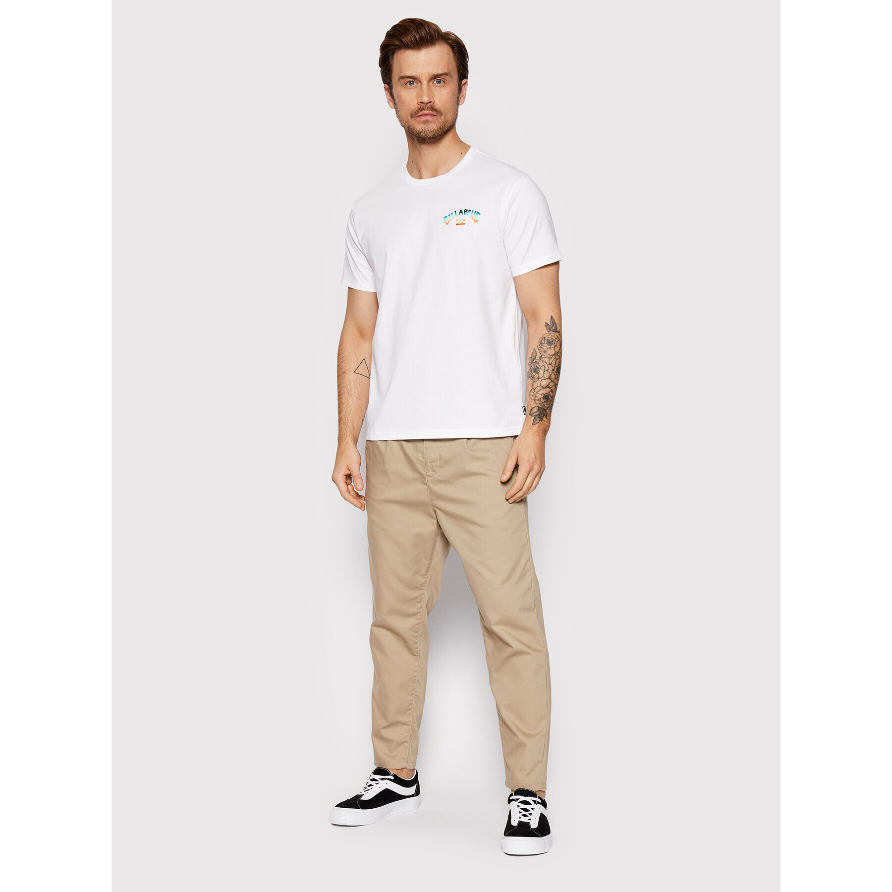 Billabong Тишърт Arch Fill C1SS10 BIP2 Бял Regular Fit - Pepit.bg